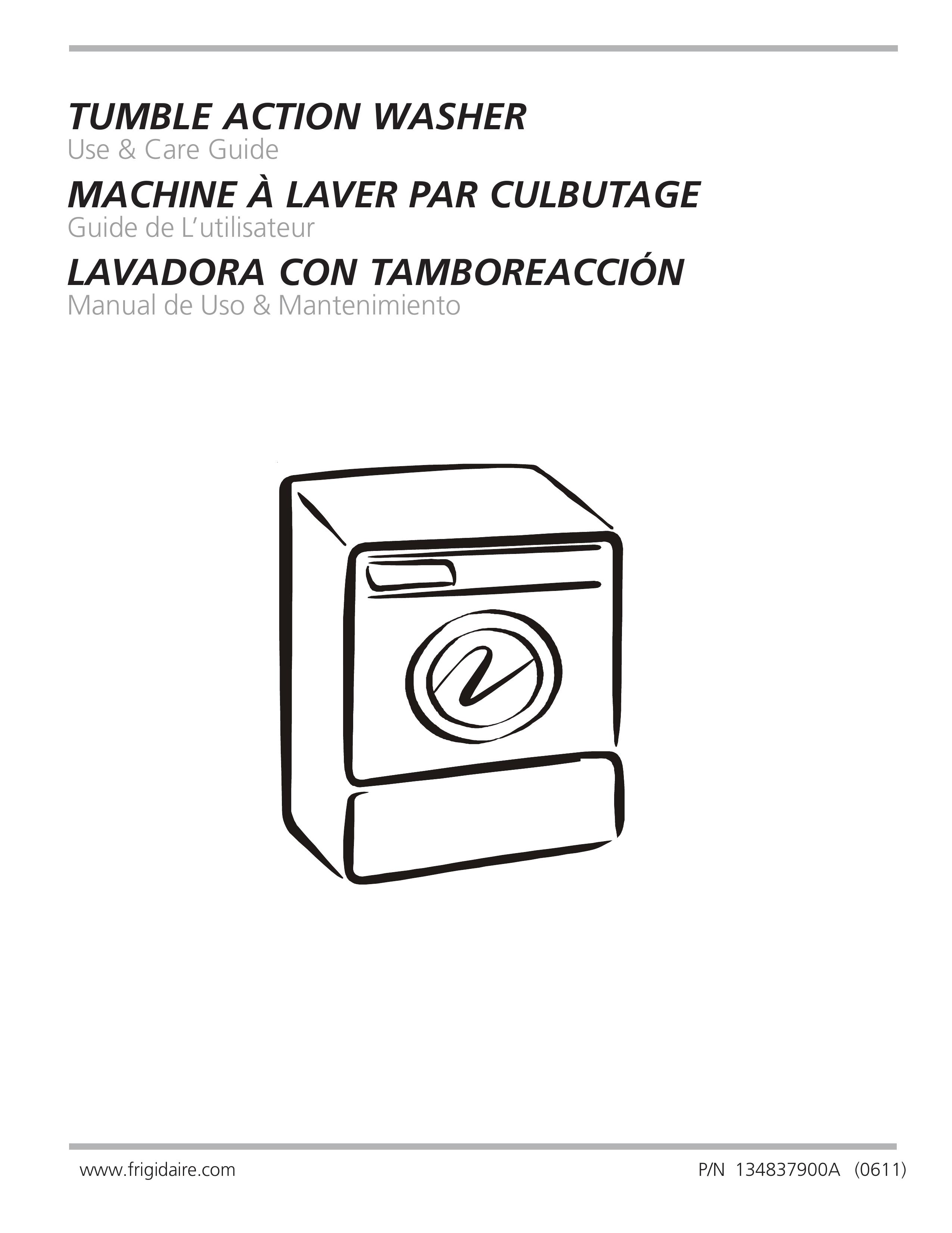 Frigidaire 134837900A Washer User Manual
