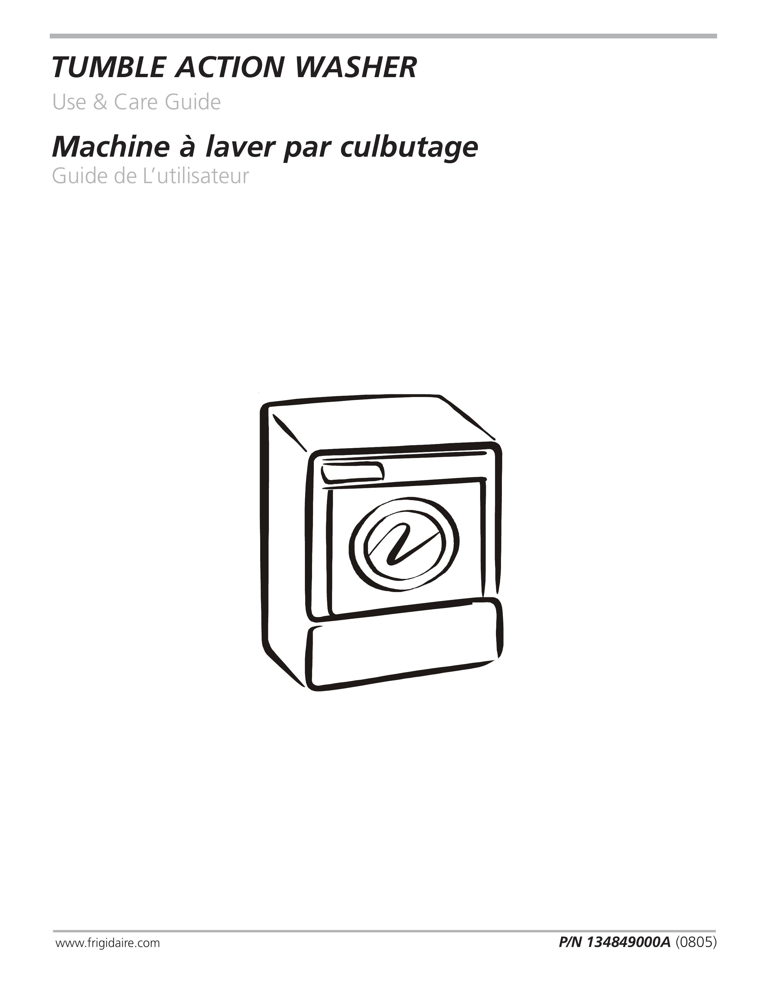 Frigidaire 134849000A Washer User Manual