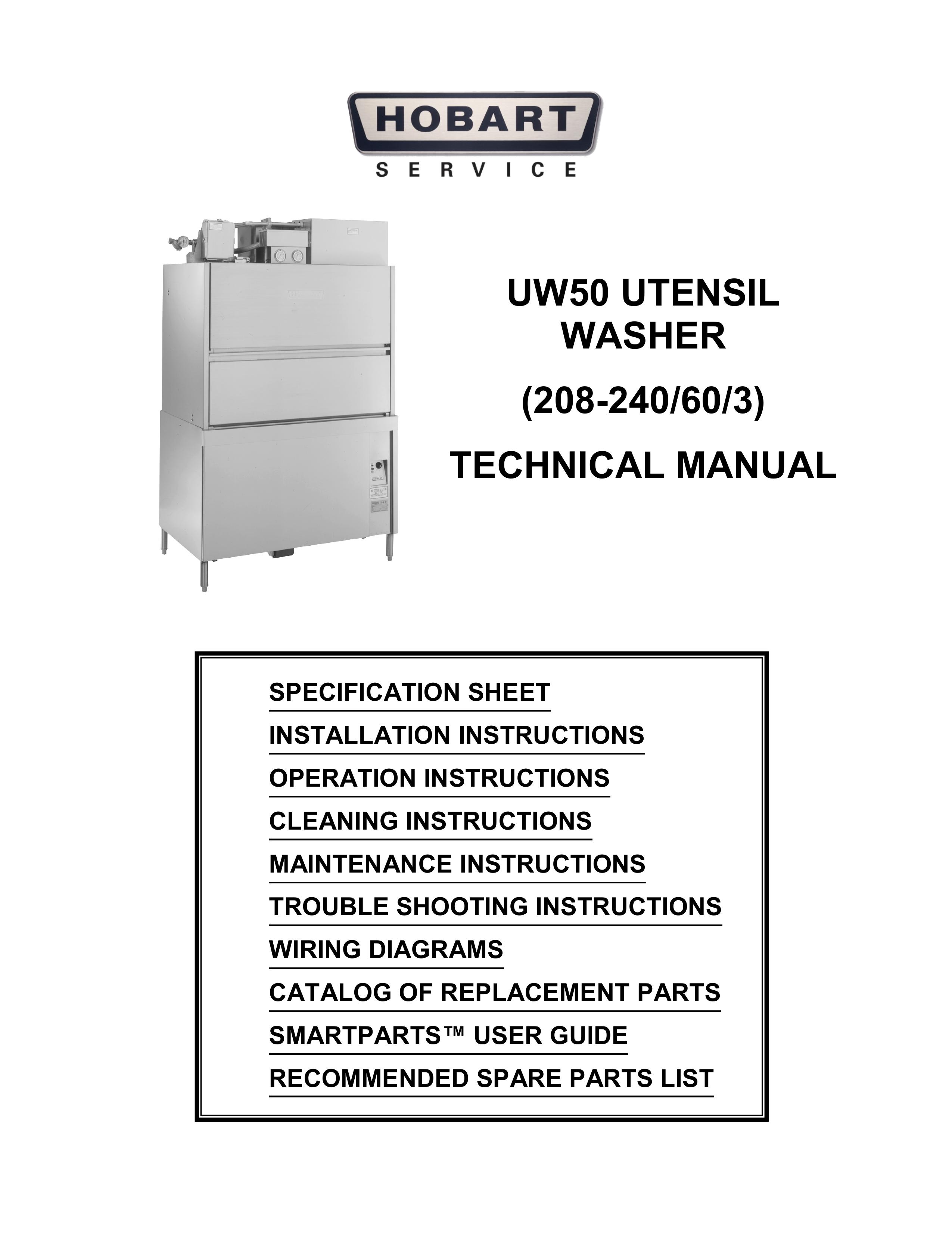 Hobart Welding Products UW50 Washer User Manual