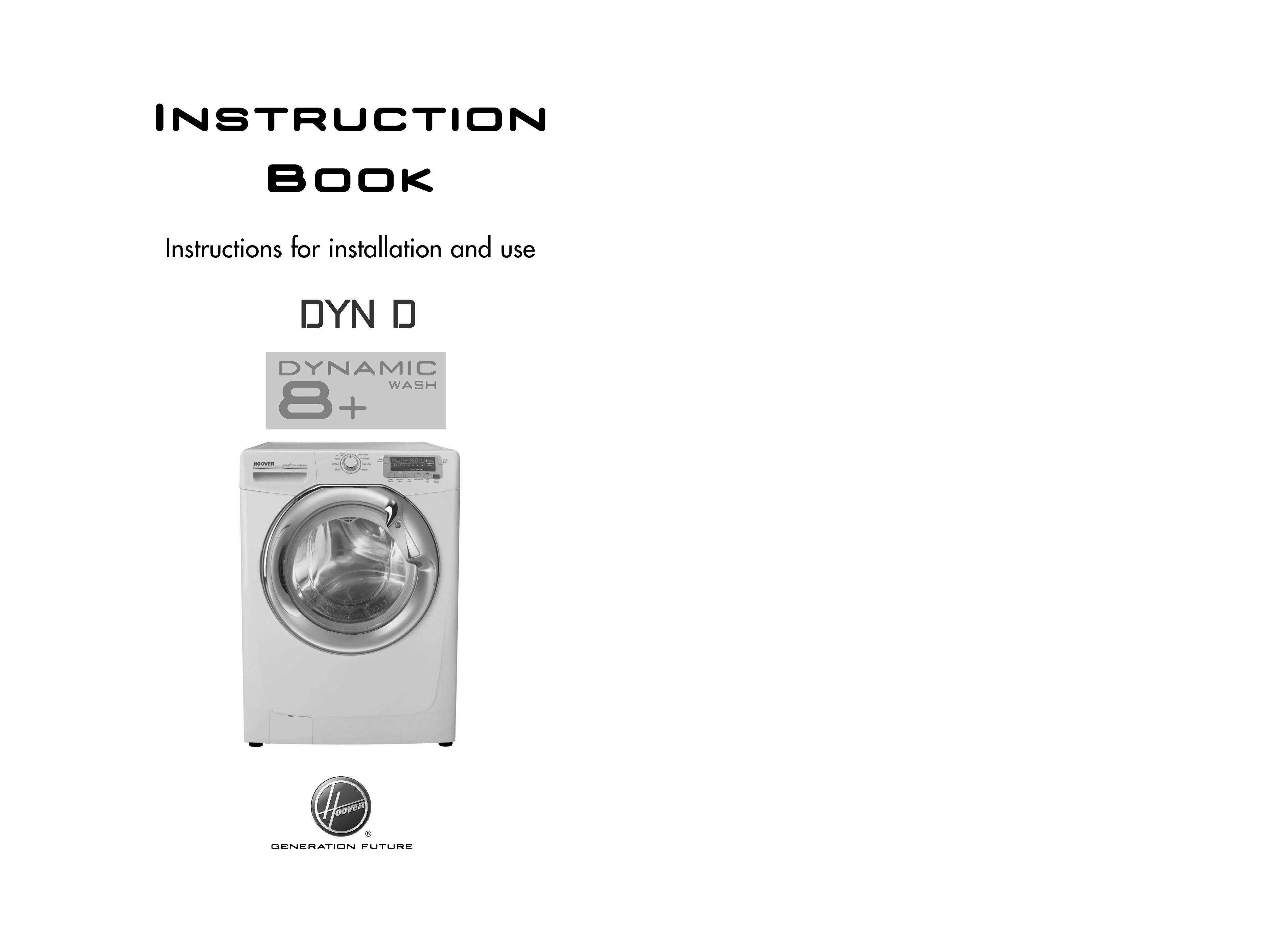 Hoover DYN D Washer User Manual