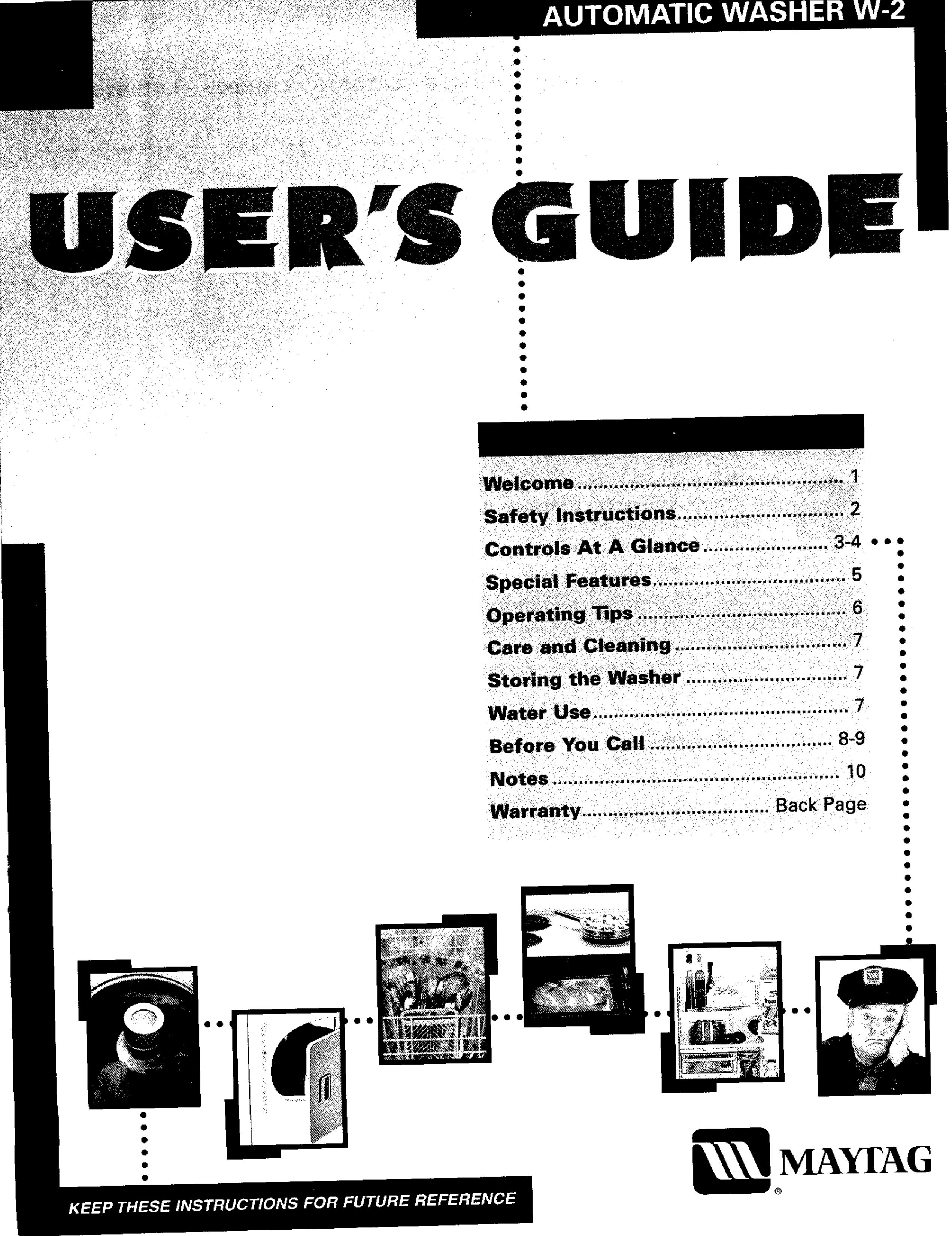 Maytag LAT1916 Washer User Manual