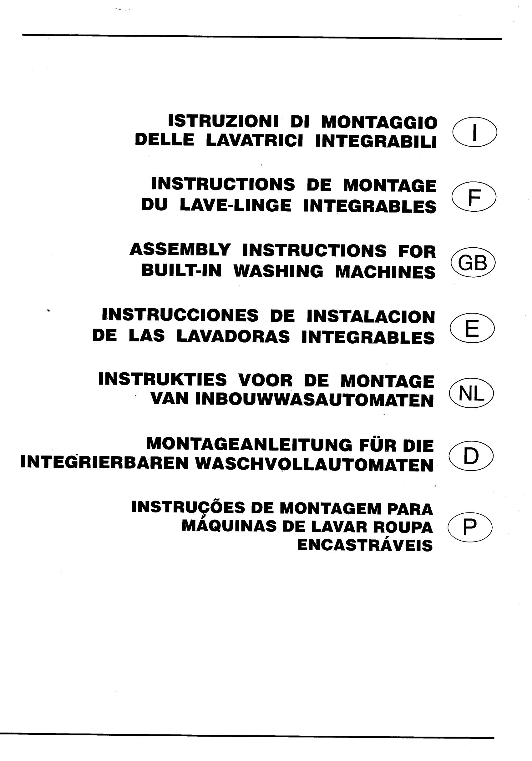 Smeg EW156-110 Washer User Manual
