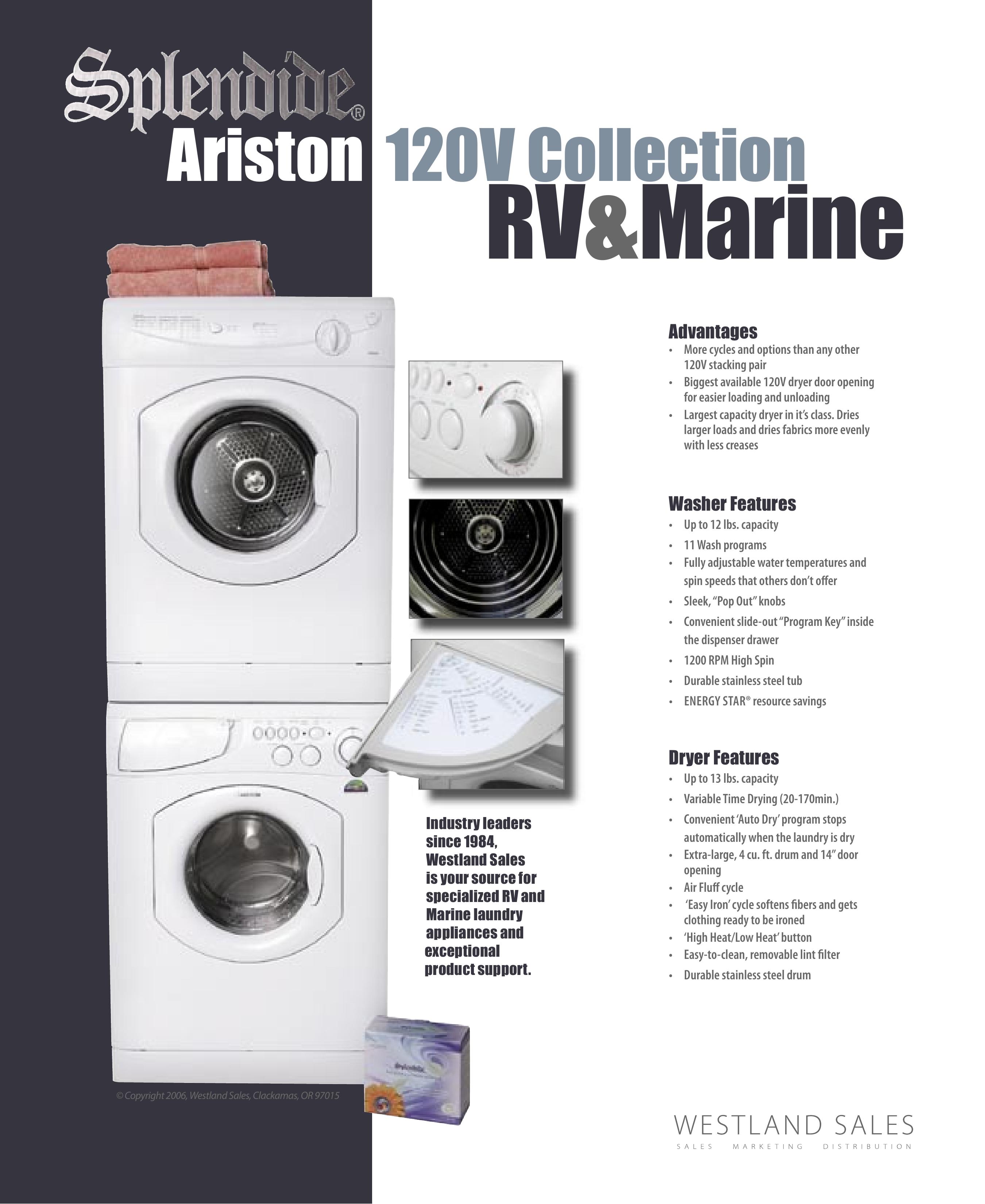 Splendide OR97015 Washer User Manual