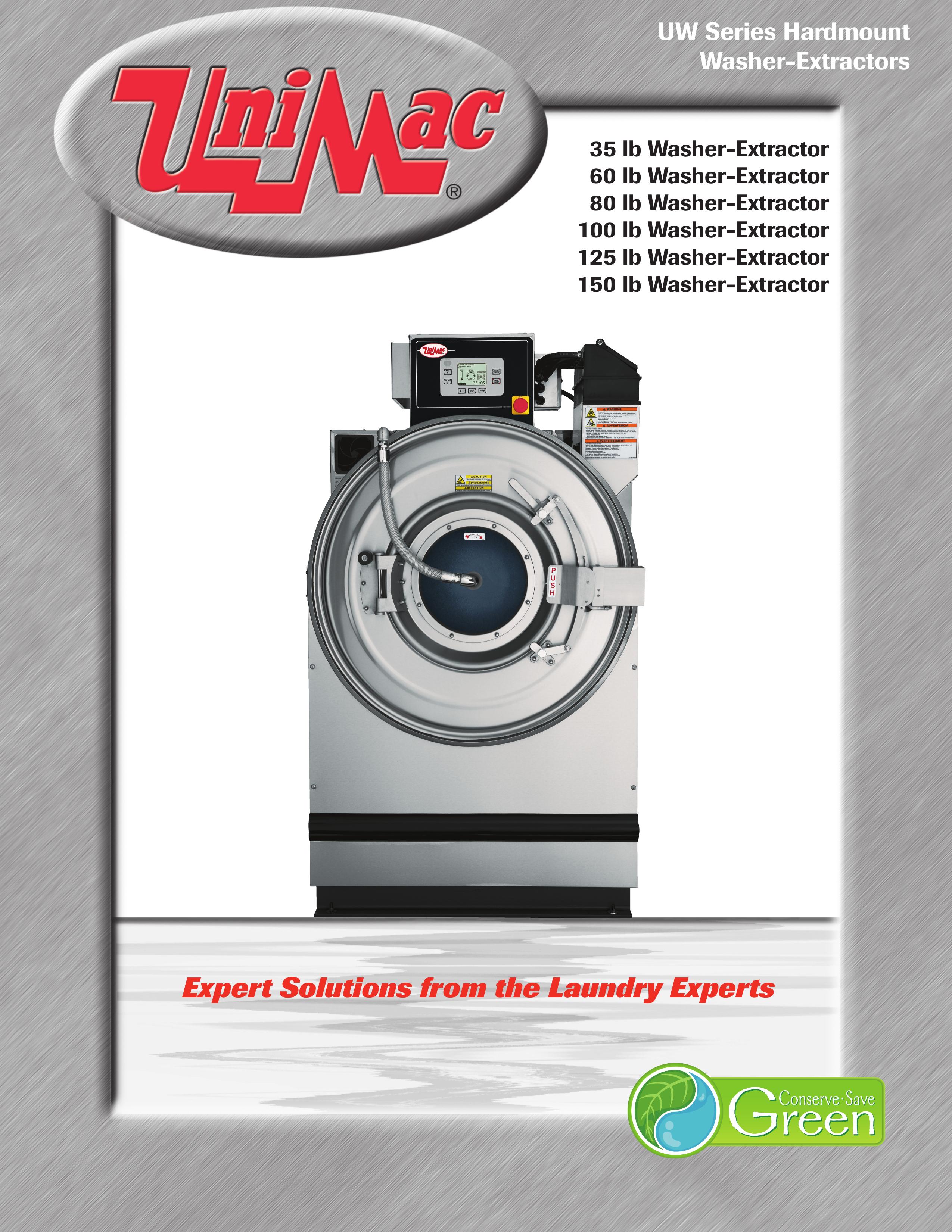 Unimac 35 LB Washer User Manual