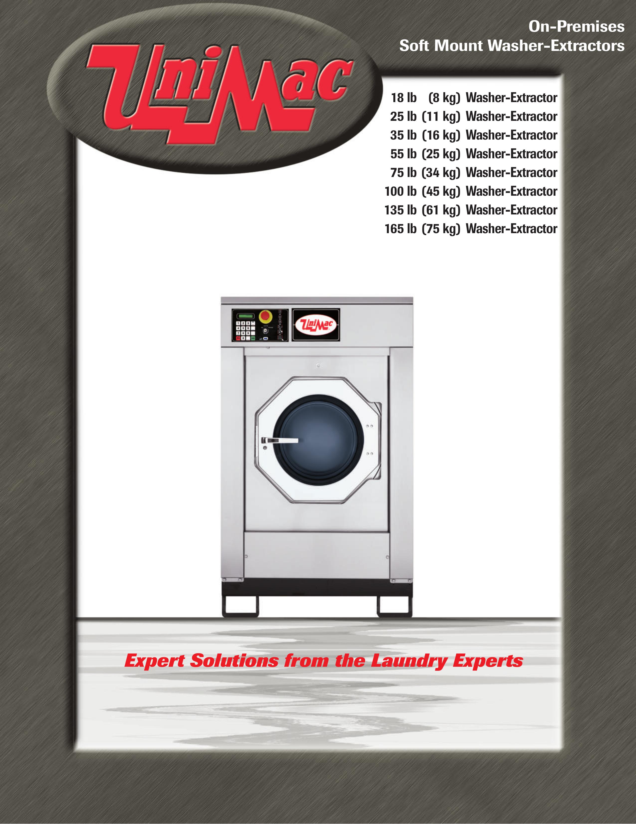 Unimac UX55 Washer User Manual