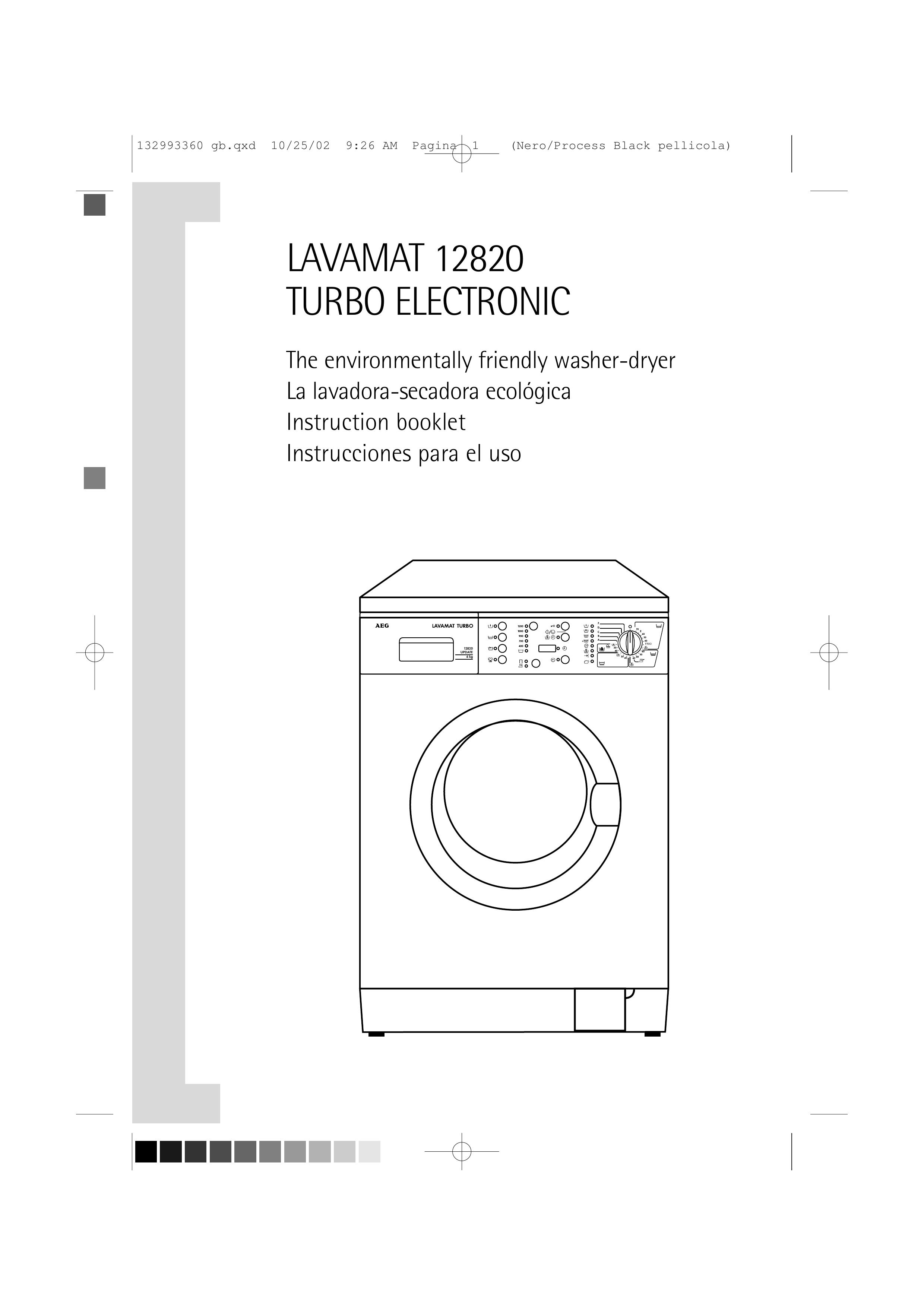 Aegis Micro 12820 Washer/Dryer User Manual