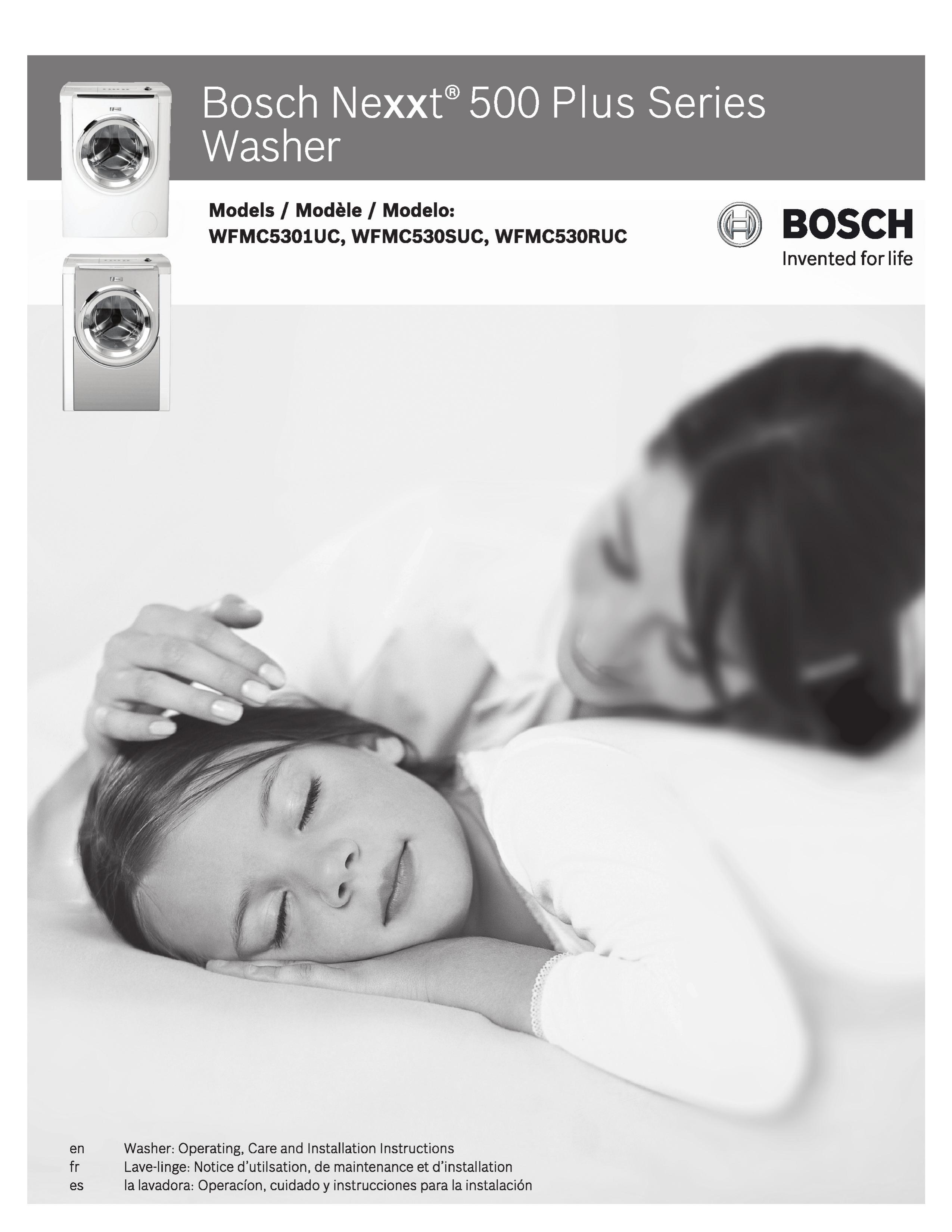 Bosch Appliances WFMC530RUC Washer/Dryer User Manual