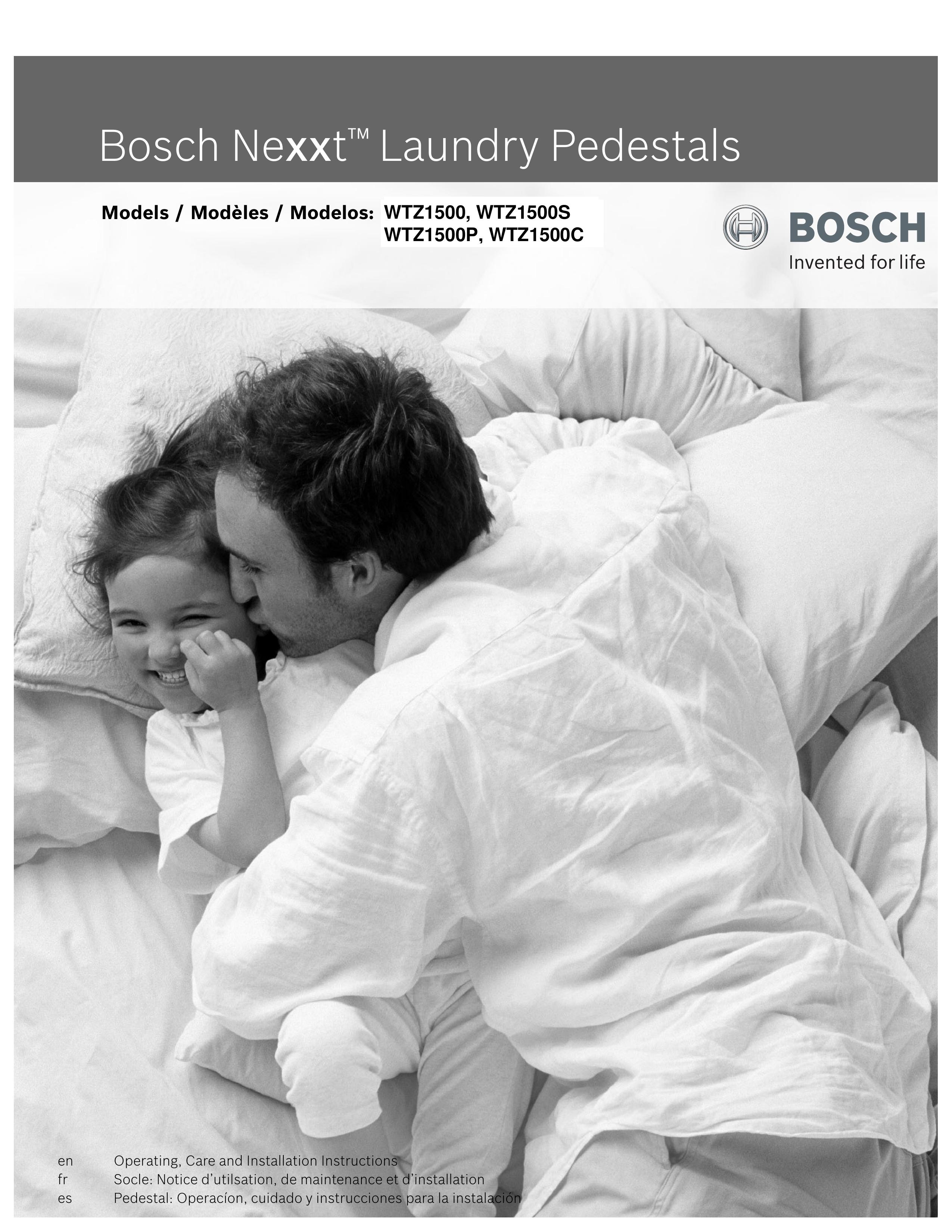 Bosch Appliances WTZ 1295P Washer/Dryer User Manual