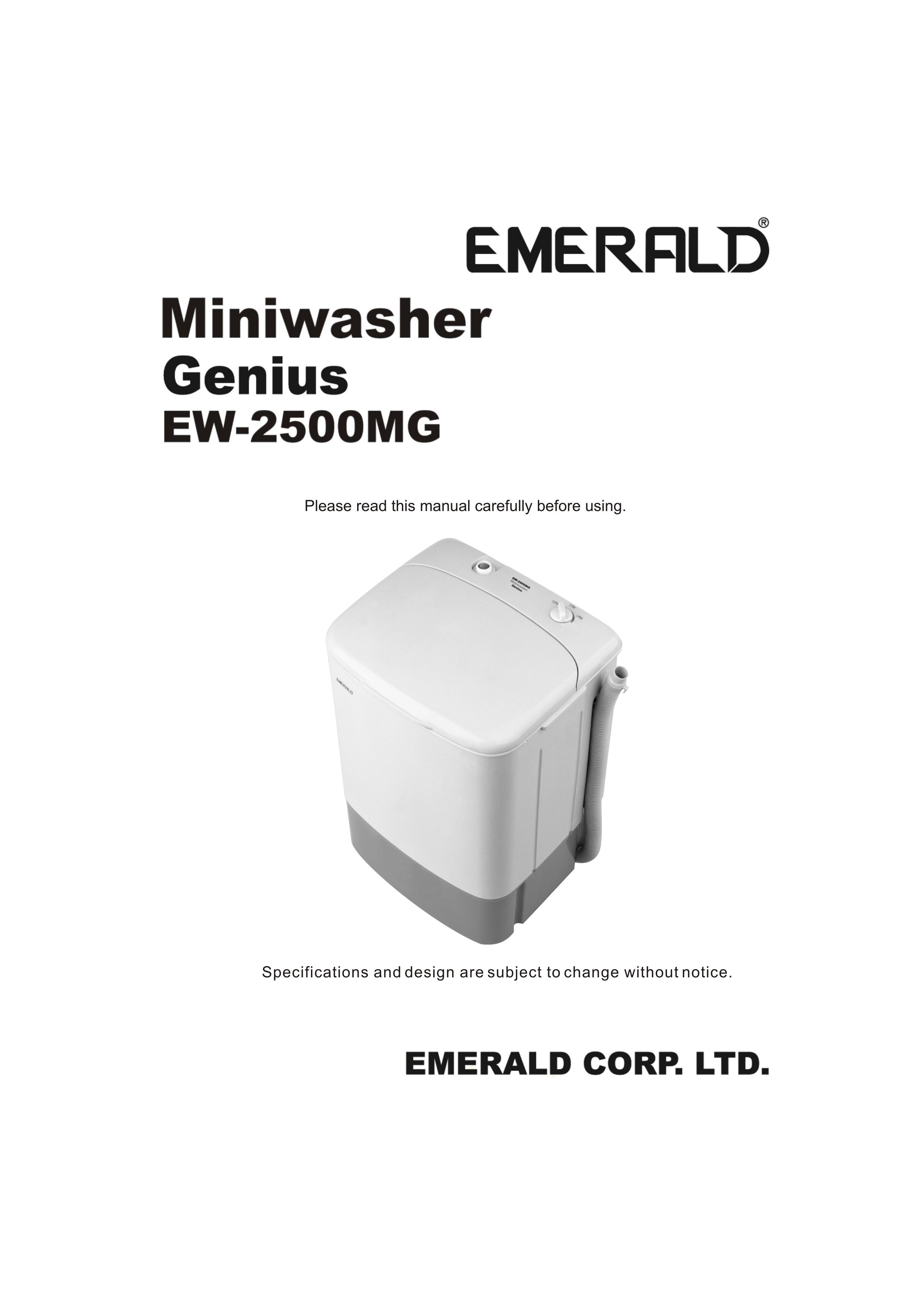 Emerald Innovations EW-2500MG Washer/Dryer User Manual