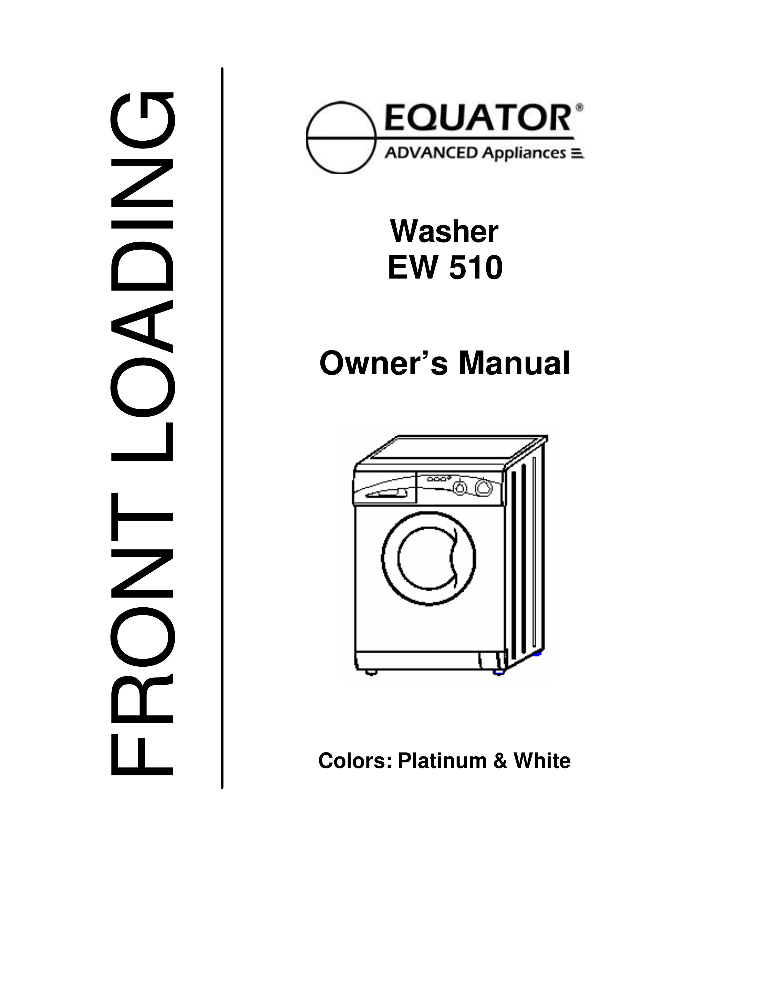 Equator EW510 Washer/Dryer User Manual