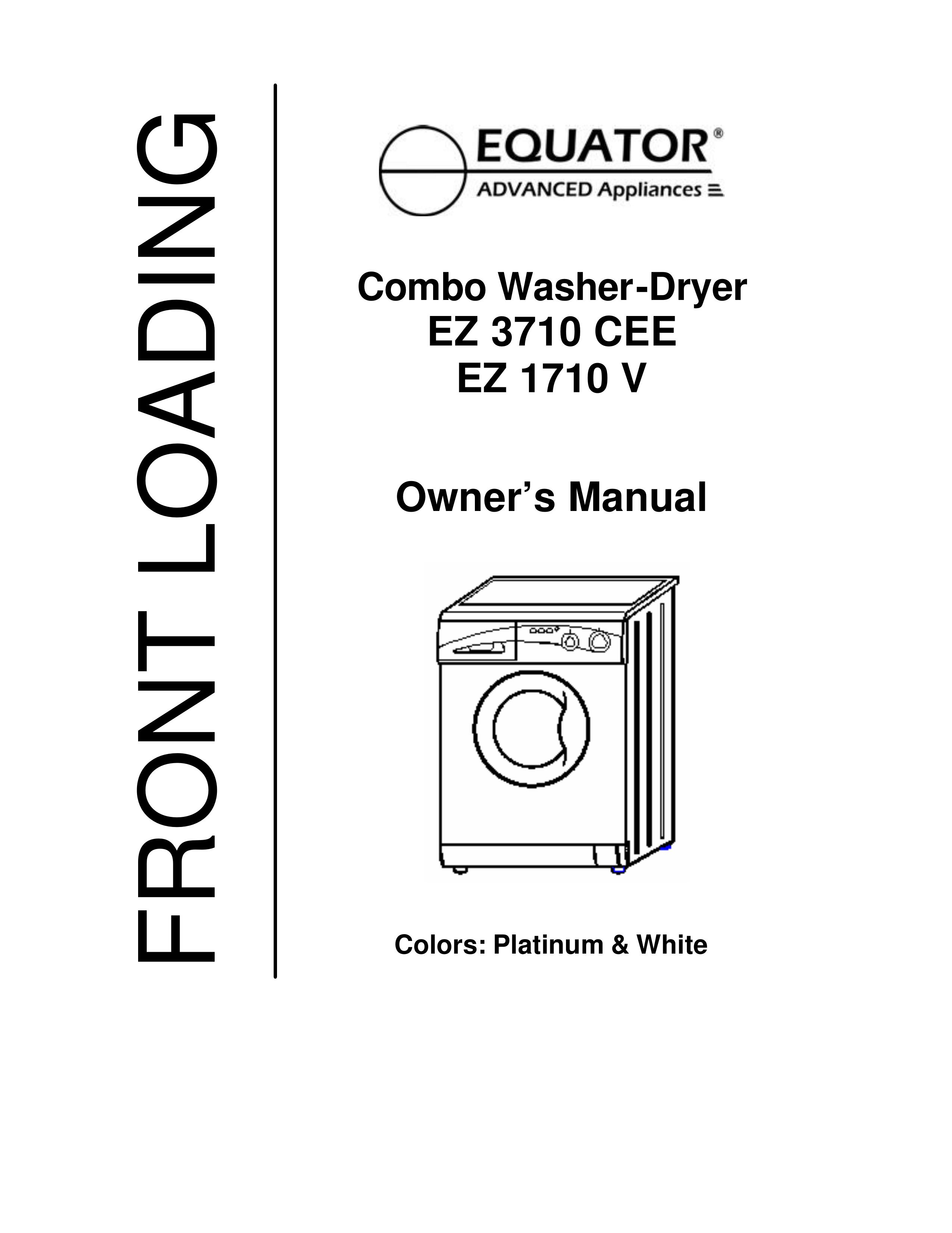 Equator EZ 1710 V Washer/Dryer User Manual