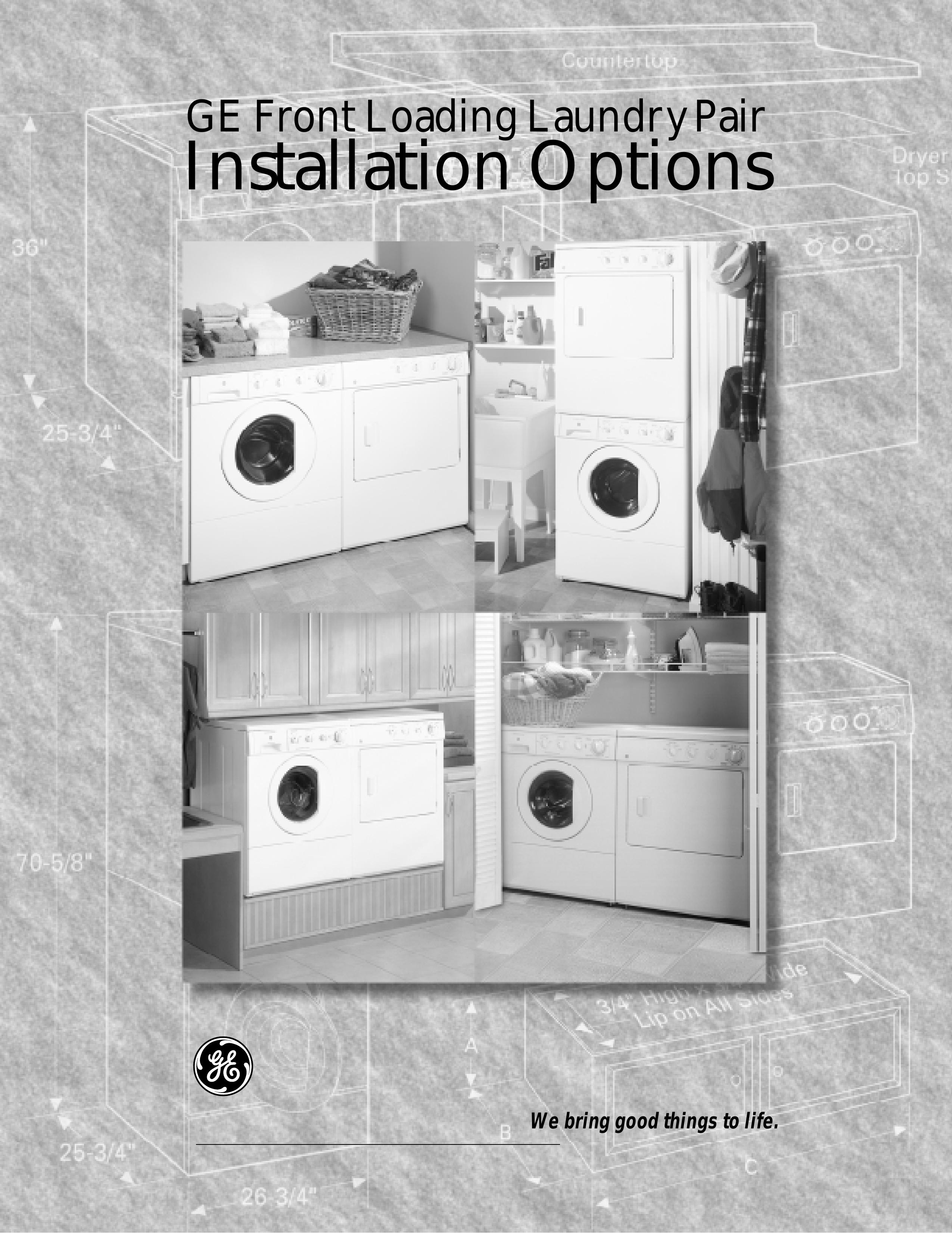 GE 14-A008 Washer/Dryer User Manual