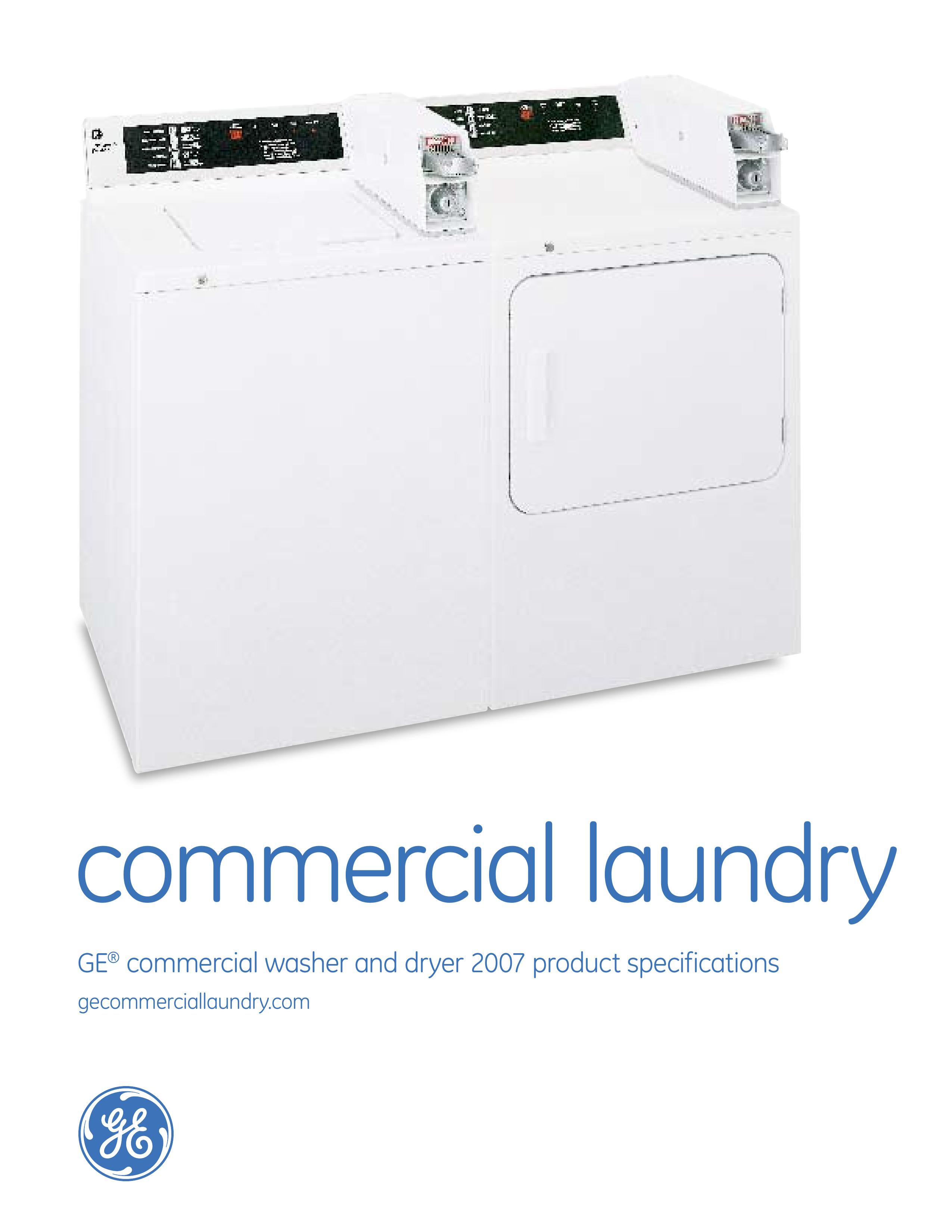GE commercial washer Washer/Dryer User Manual