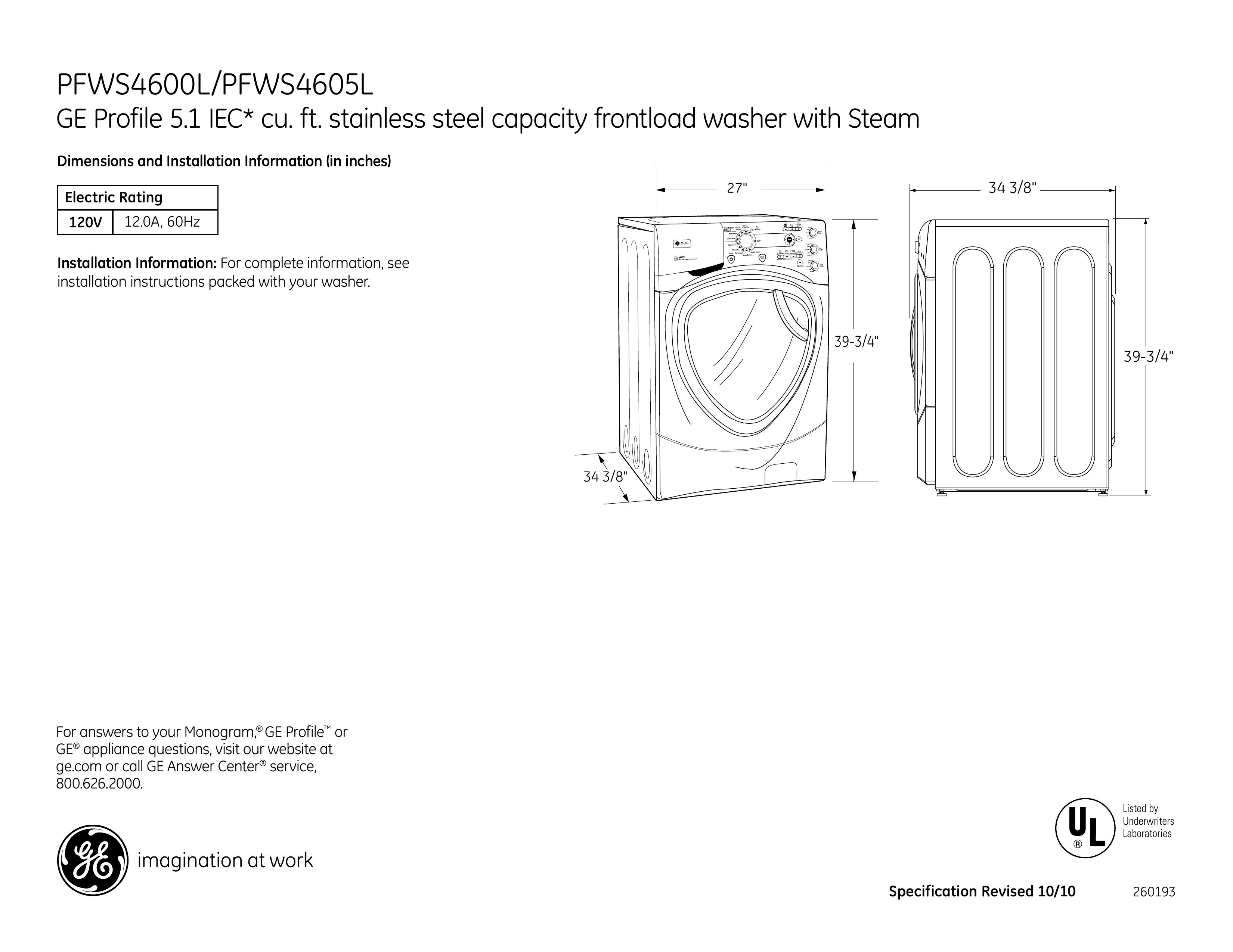 GE SPBD880JWW Washer/Dryer User Manual