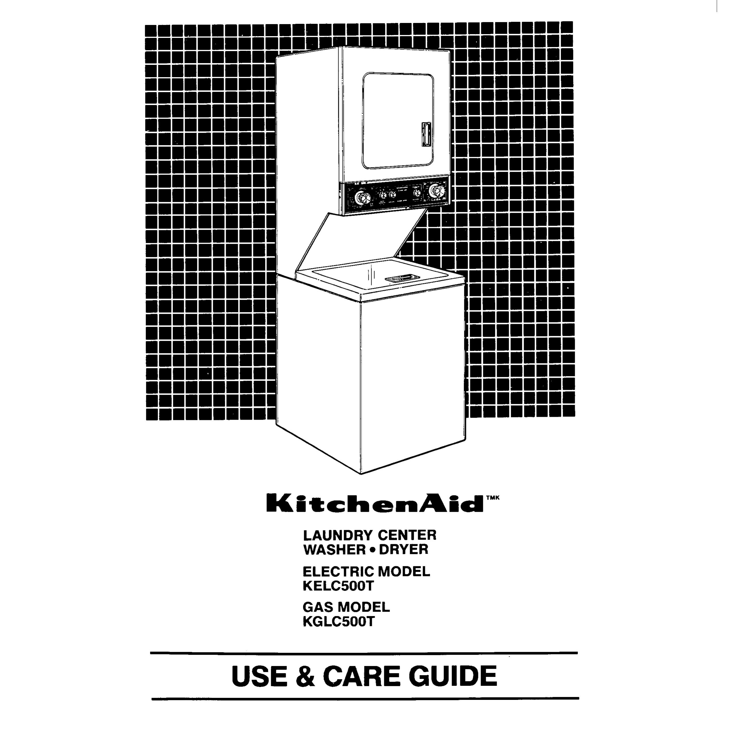 KitchenAid KELC500T Washer/Dryer User Manual