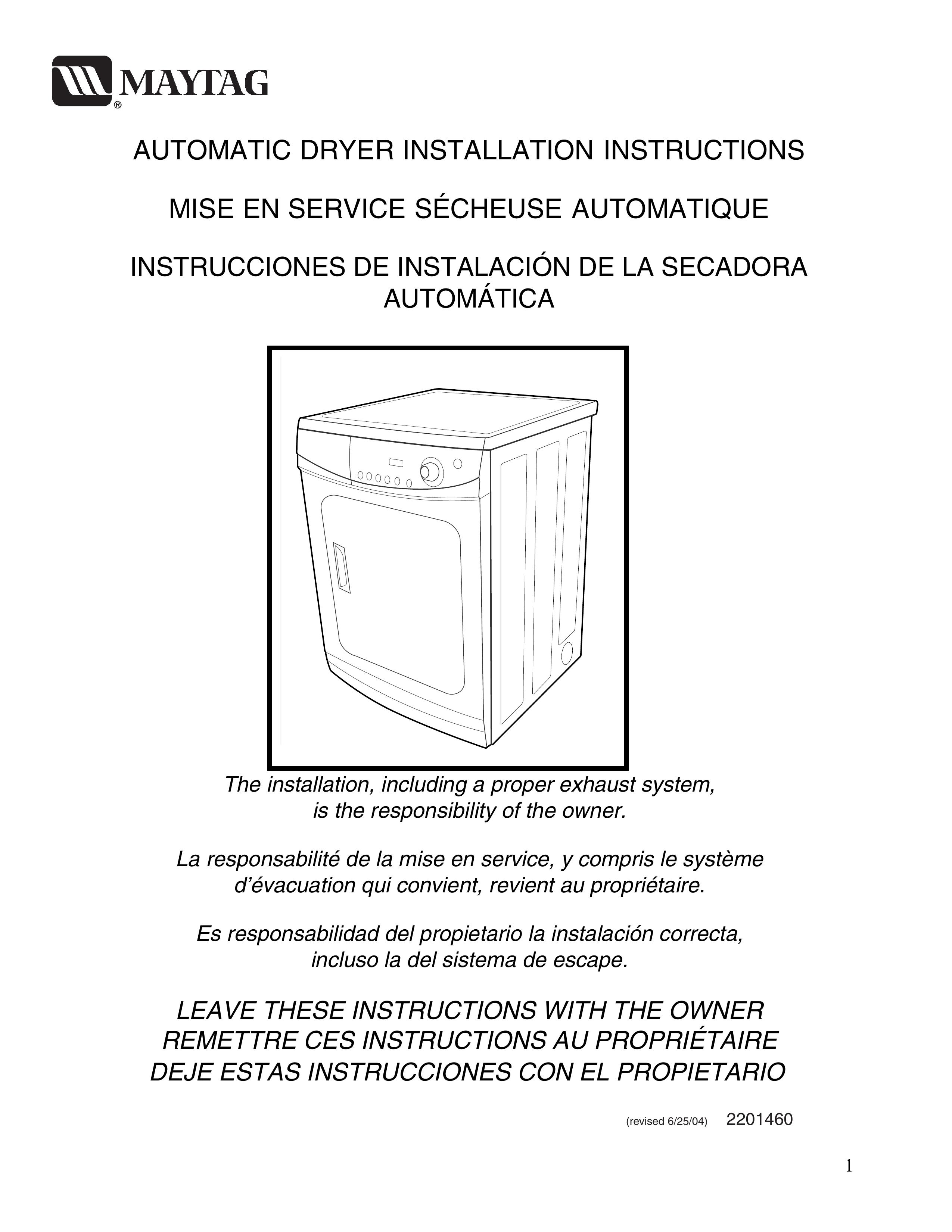 Maytag MDE2400AYW Washer/Dryer User Manual