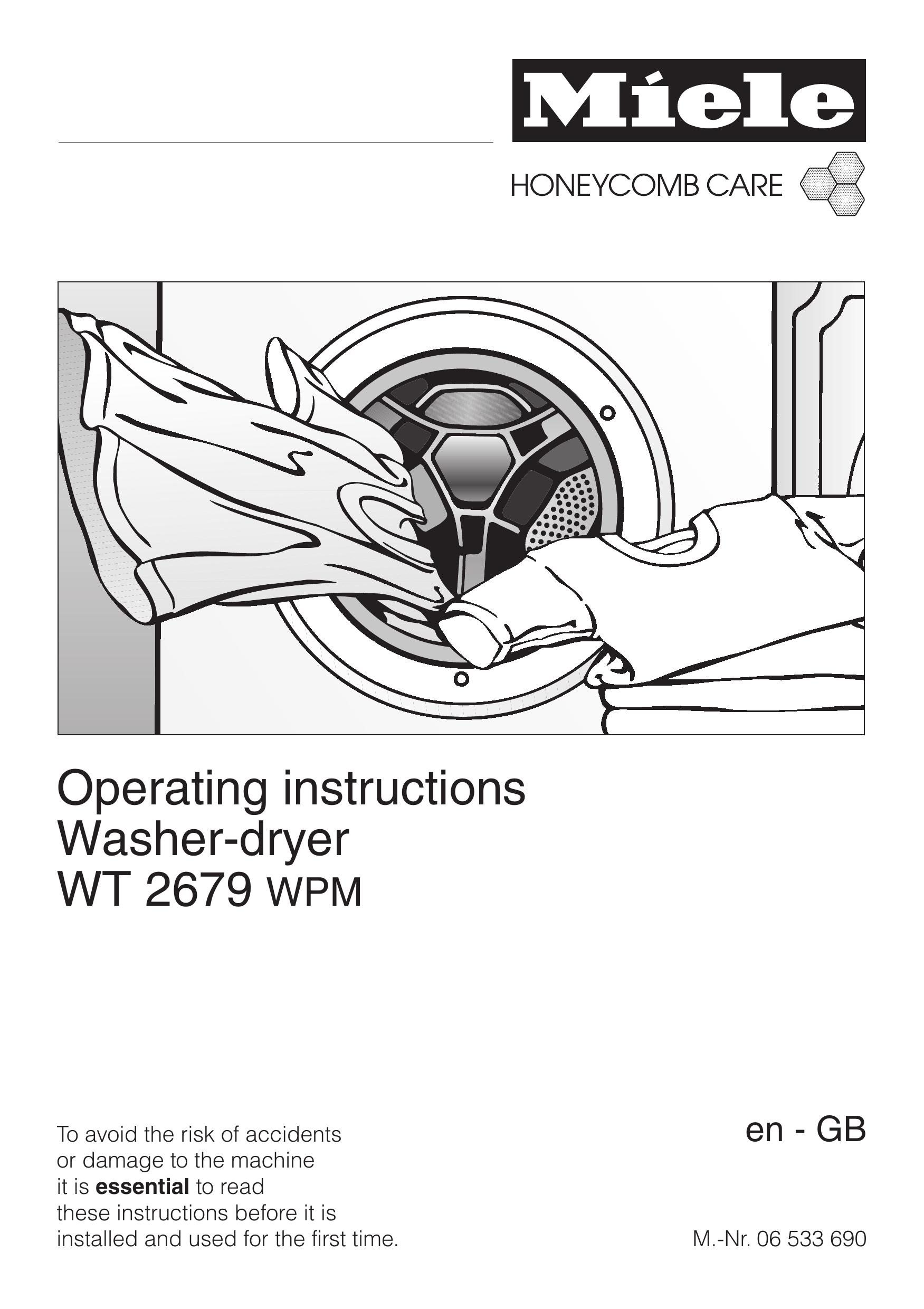 Miele 06 533 690 Washer/Dryer User Manual