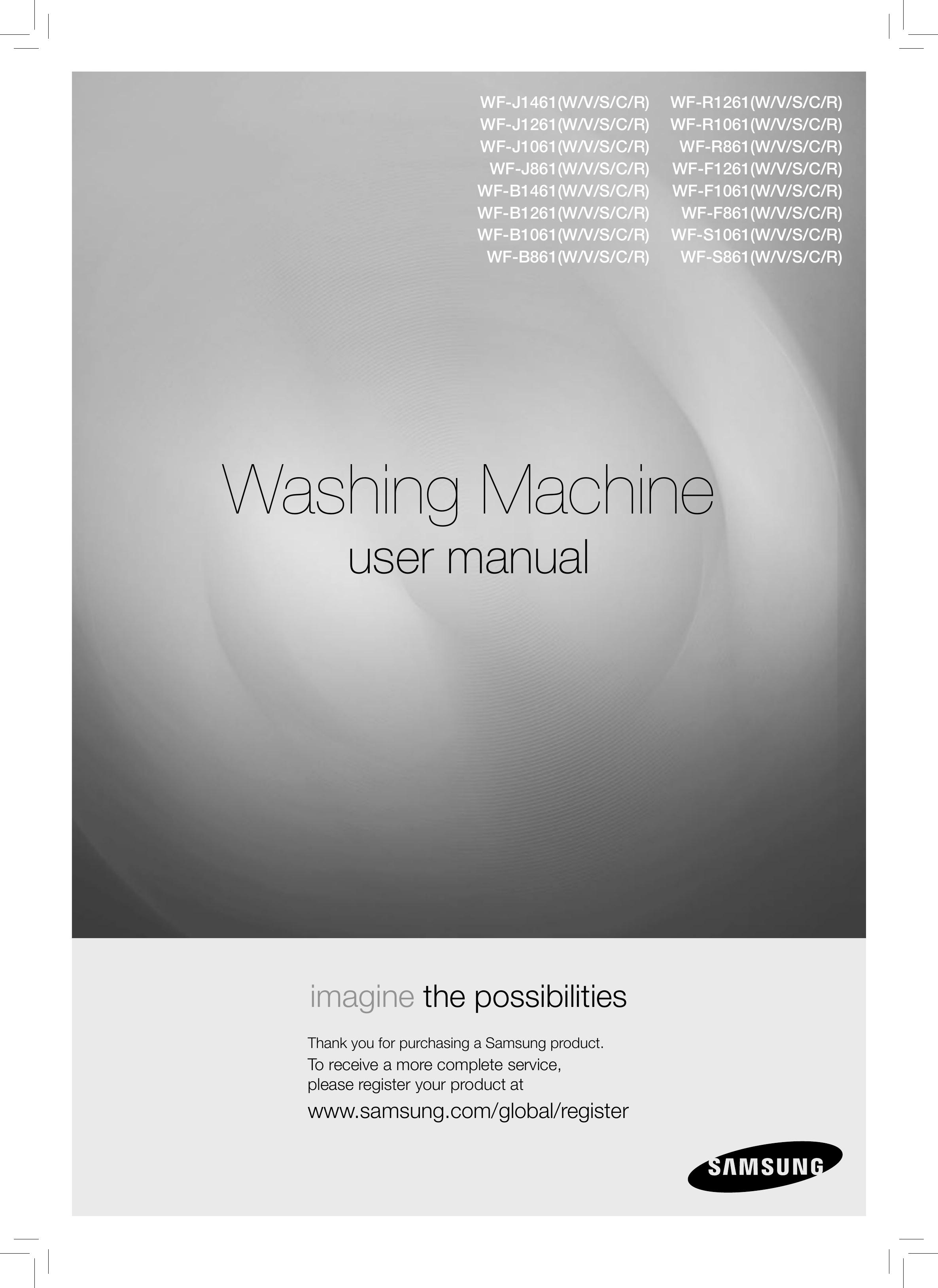 Samsung WF-B1061 Washer/Dryer User Manual