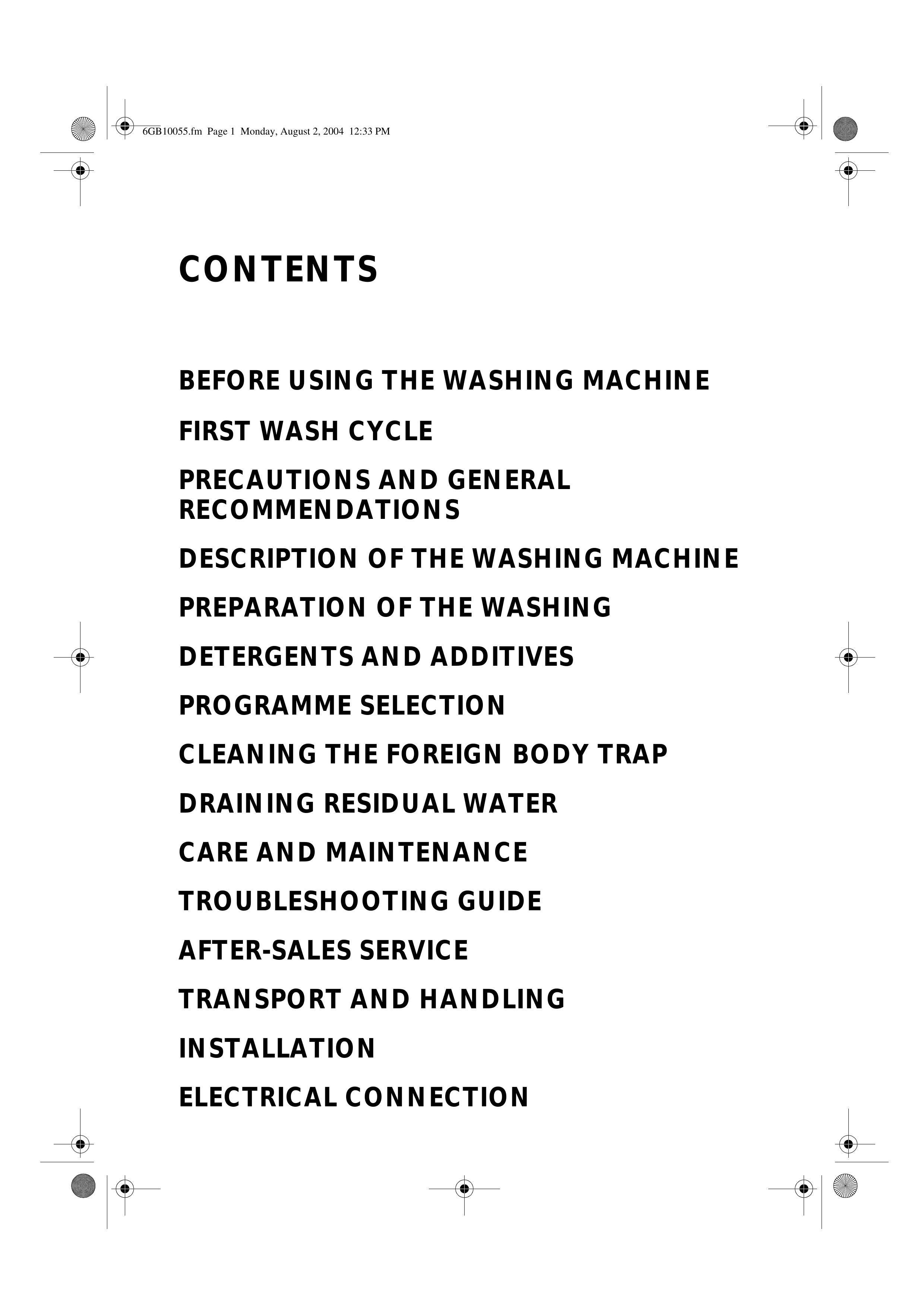 Smeg S800TL1 Washer/Dryer User Manual