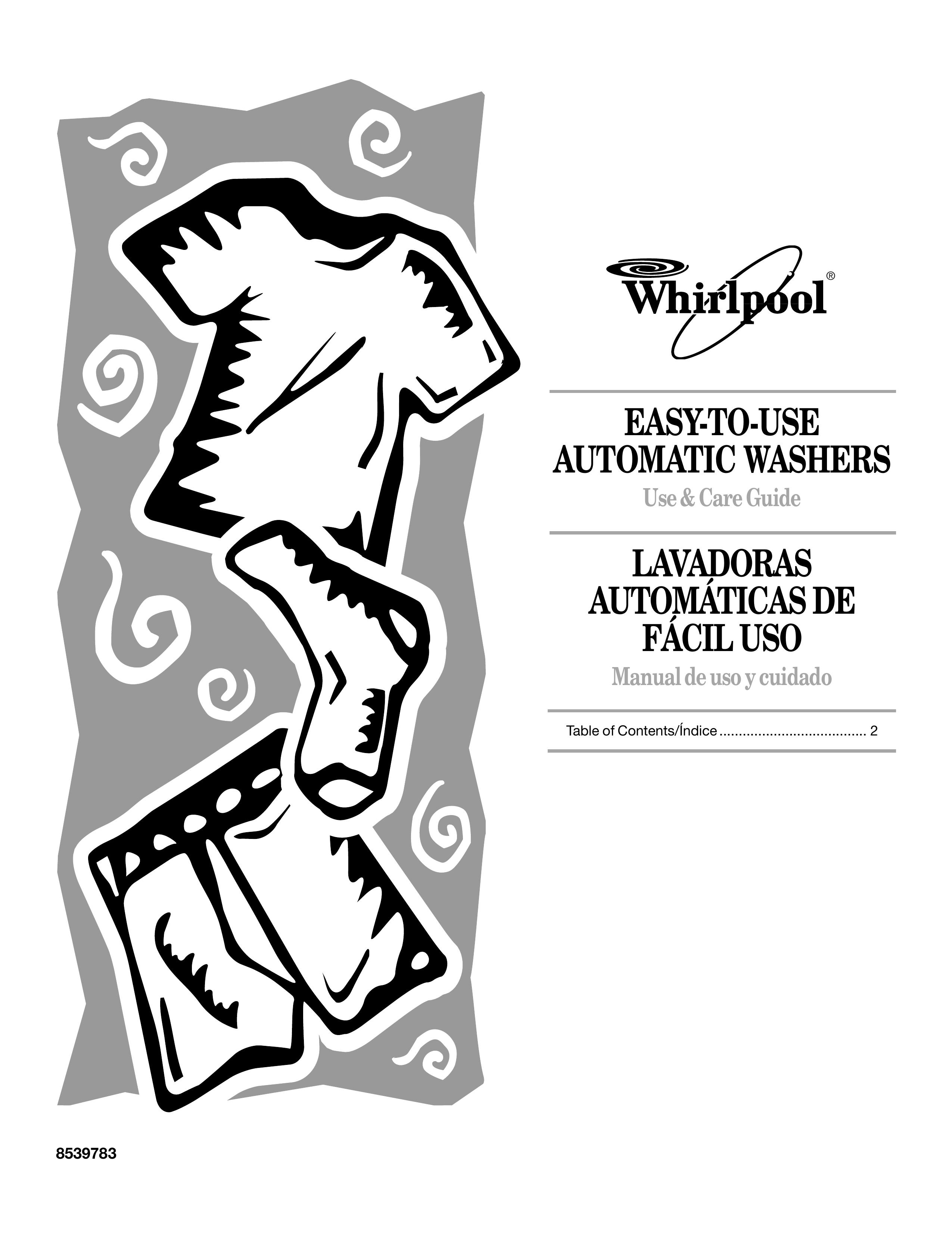 Whirlpool 2DLSQ8000JQ3 Washer/Dryer User Manual