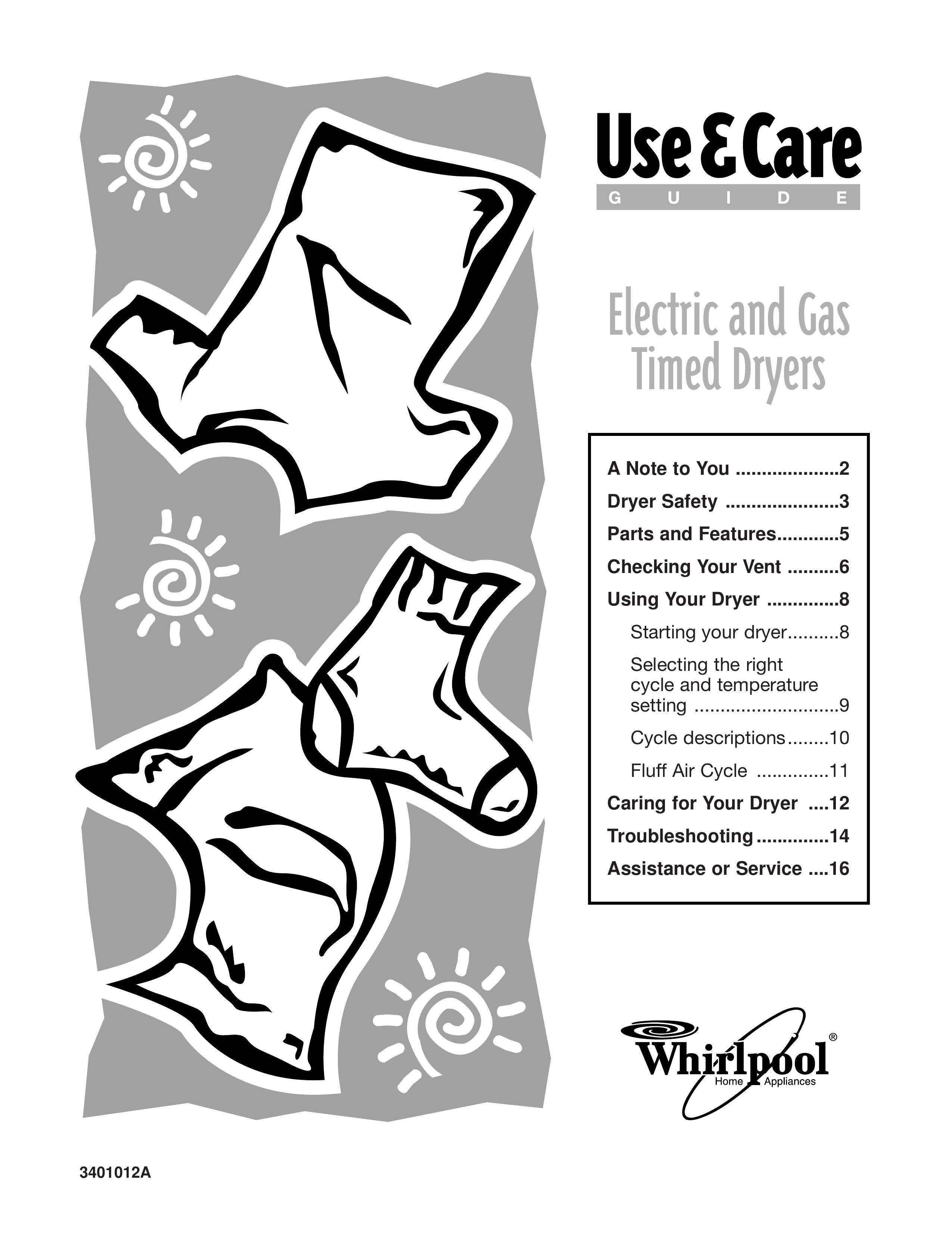 Whirlpool 3LER5436EQ0 Washer/Dryer User Manual