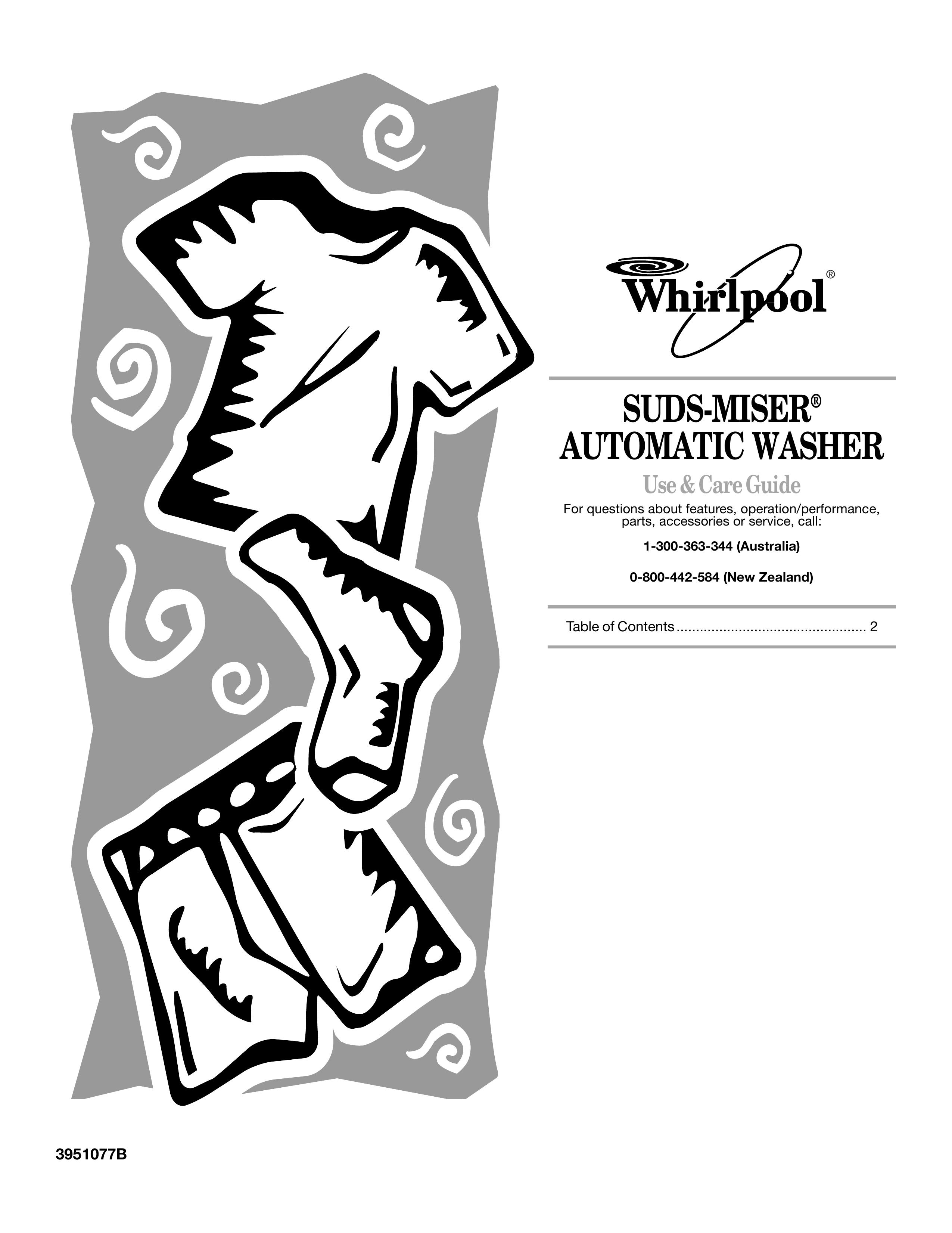 Whirlpool 6ALSS5233JQ0 Washer/Dryer User Manual