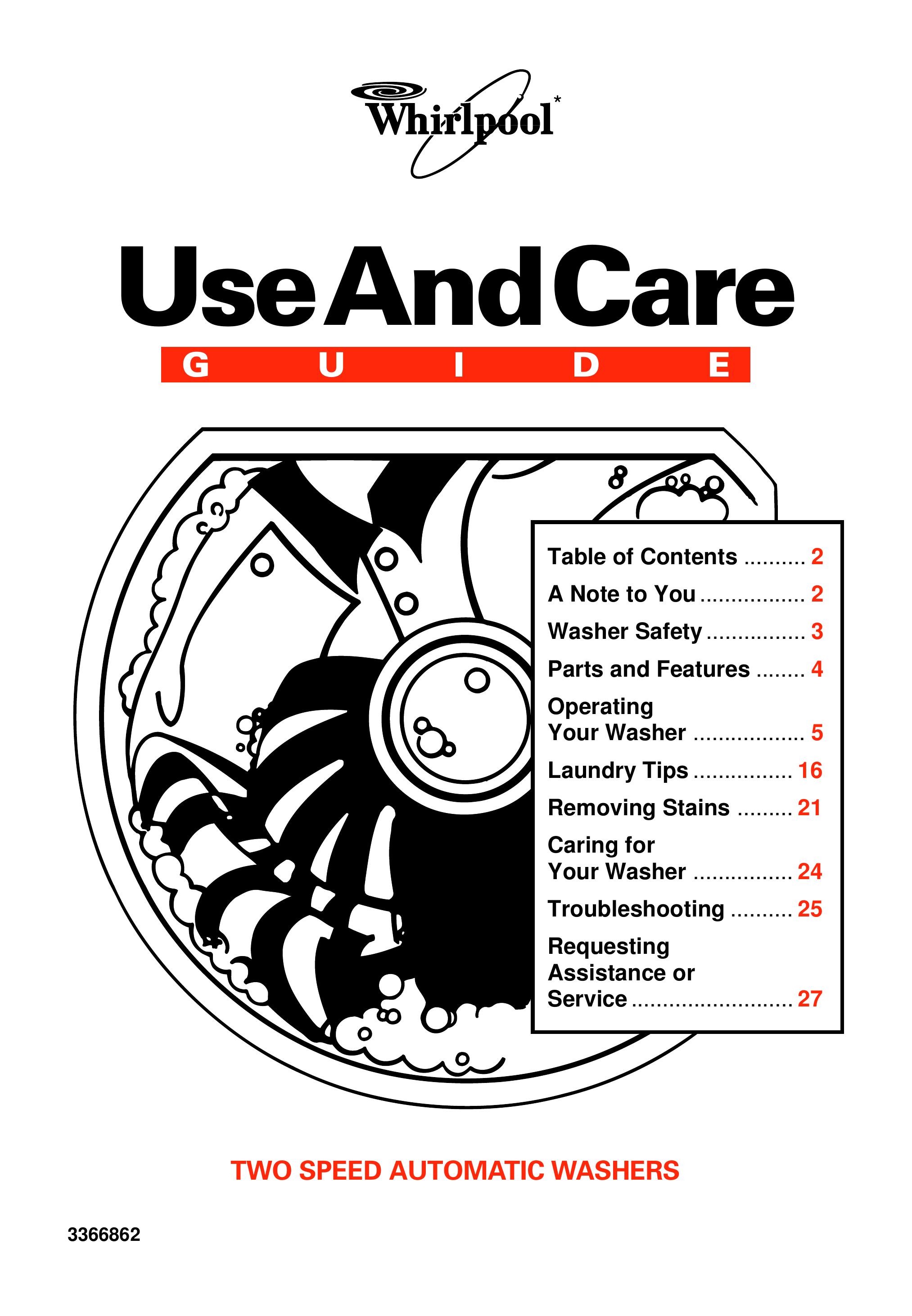 Whirlpool 7LSR8244EQ0 Washer/Dryer User Manual
