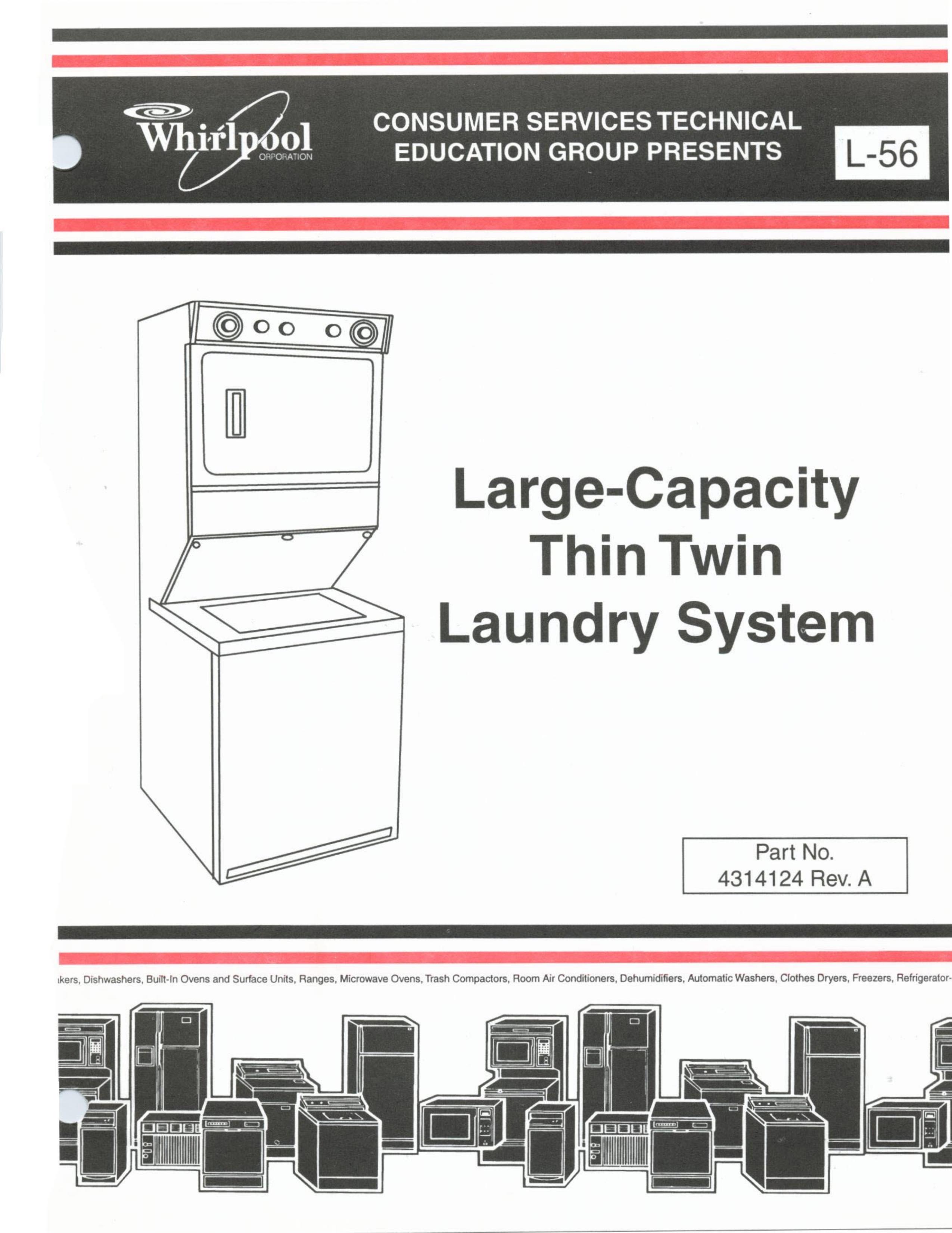 Whirlpool L-56 Washer/Dryer User Manual