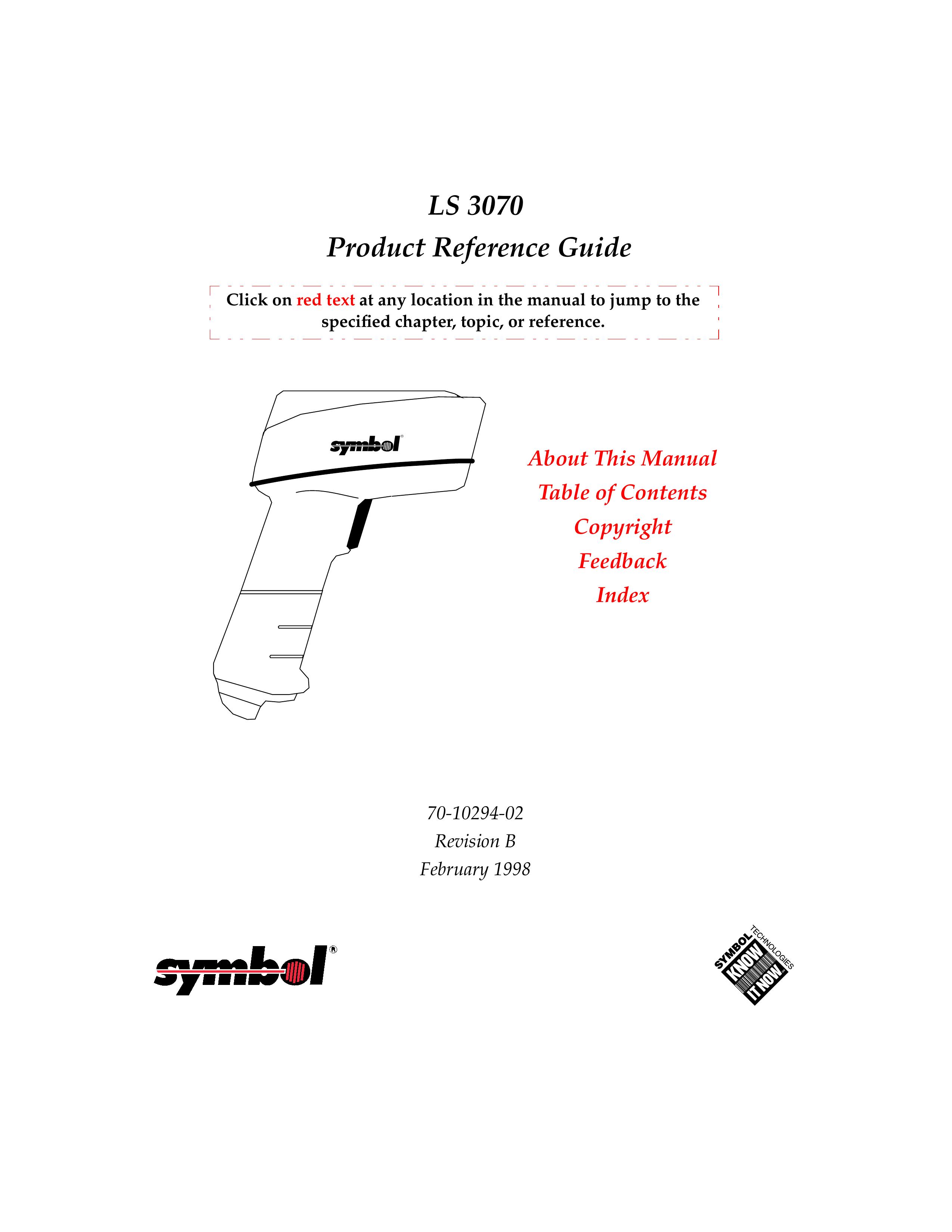 Symbol Technologies LS 3070 Backyard Playset User Manual