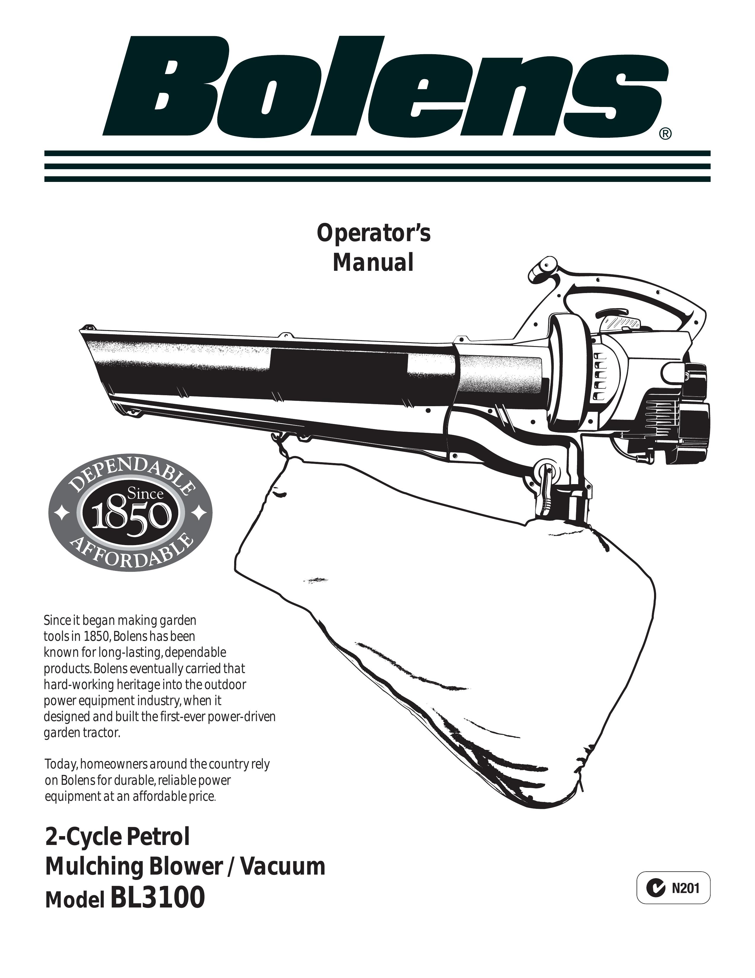 Bolens BL3100 Blower User Manual