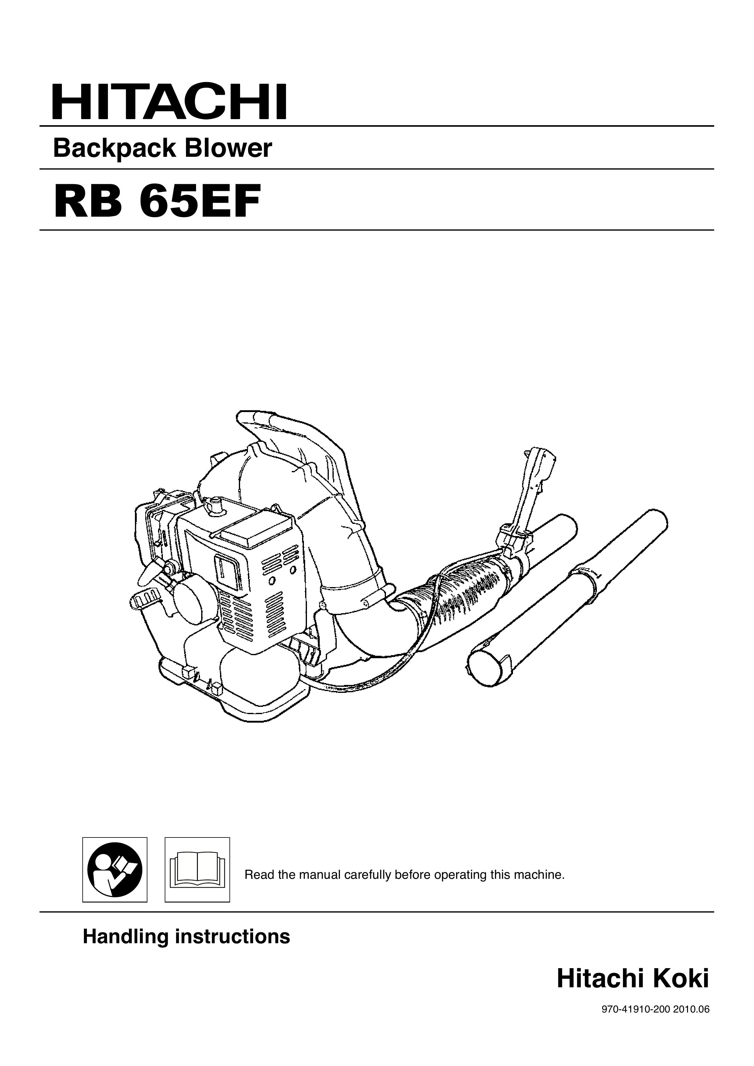 Hitachi RB 65EF Blower User Manual