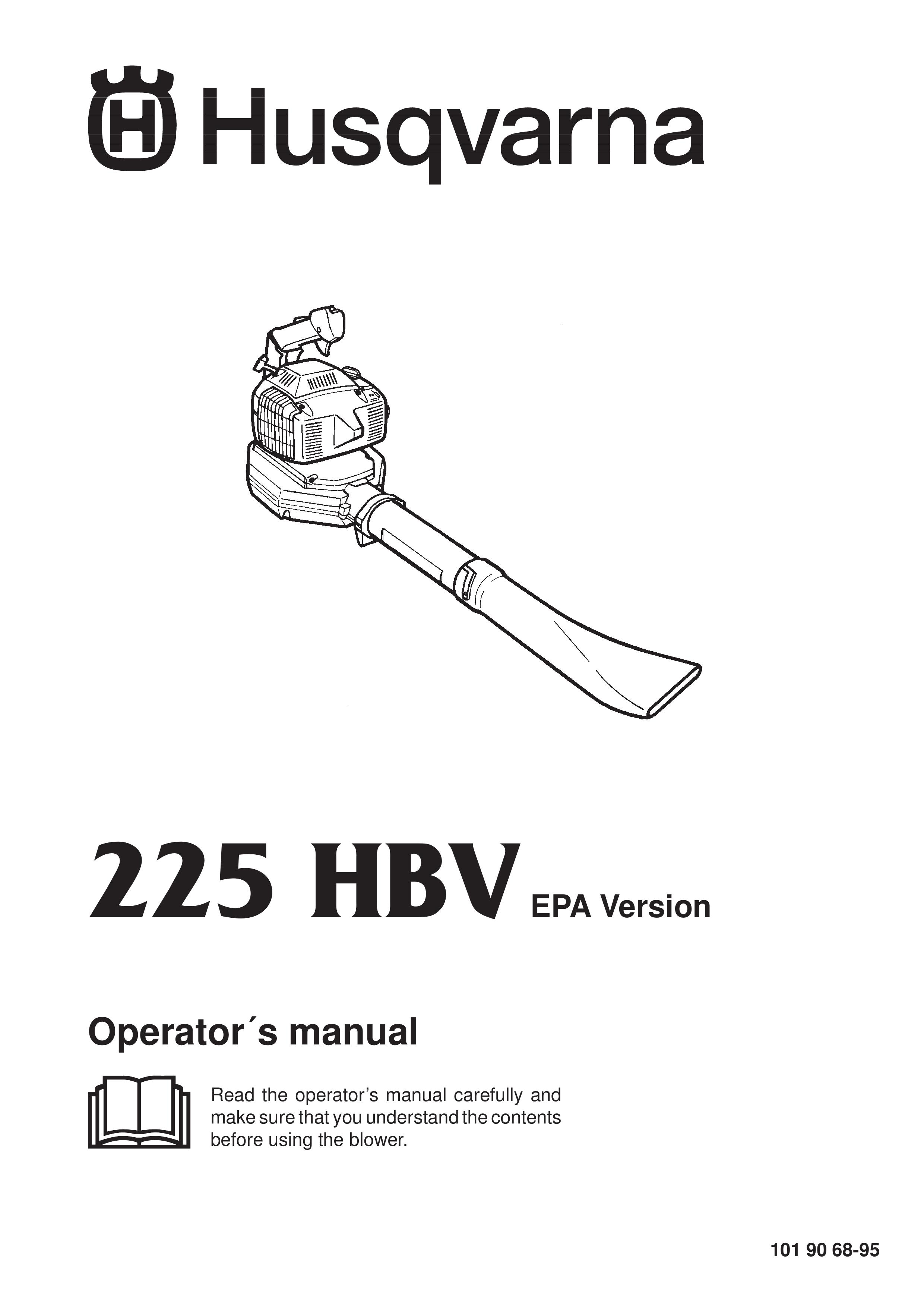 Husqvarna 225 HBV Blower User Manual