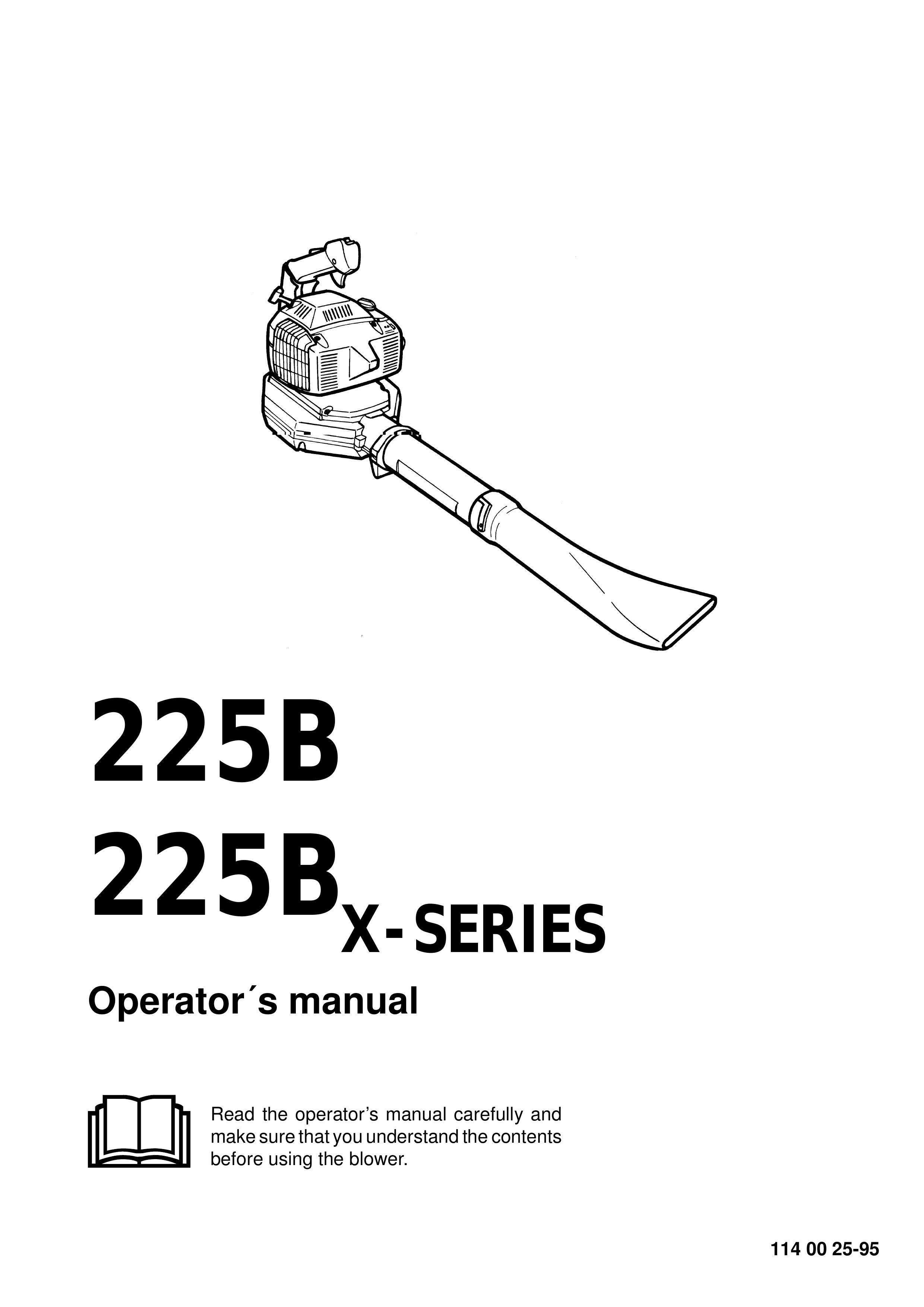 Husqvarna 225B X-Series Blower User Manual