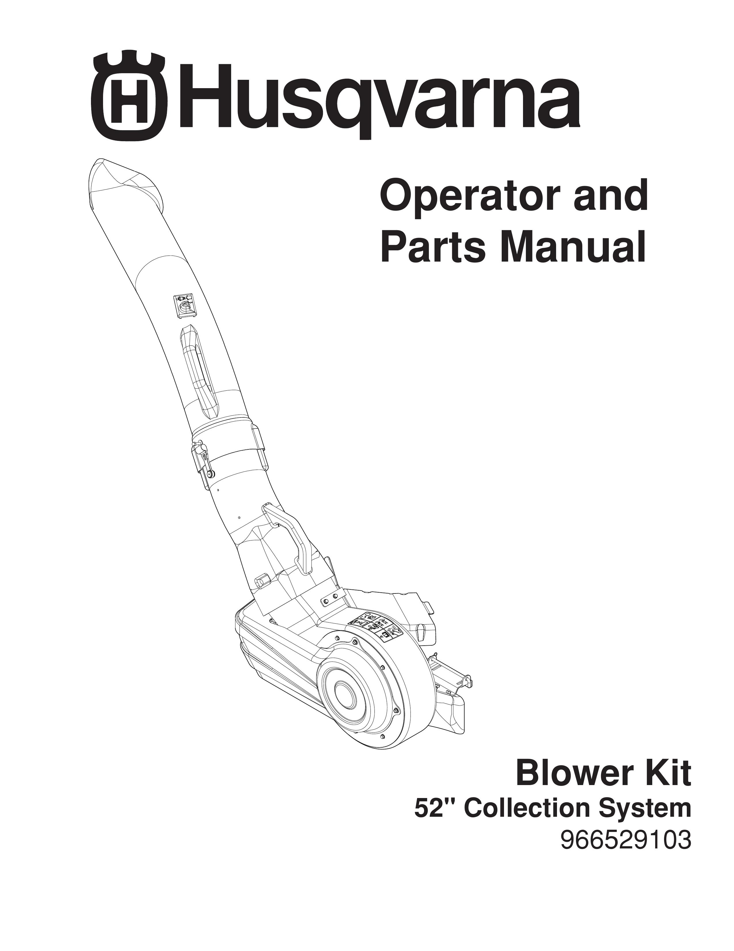 Husqvarna 966529103 Blower User Manual