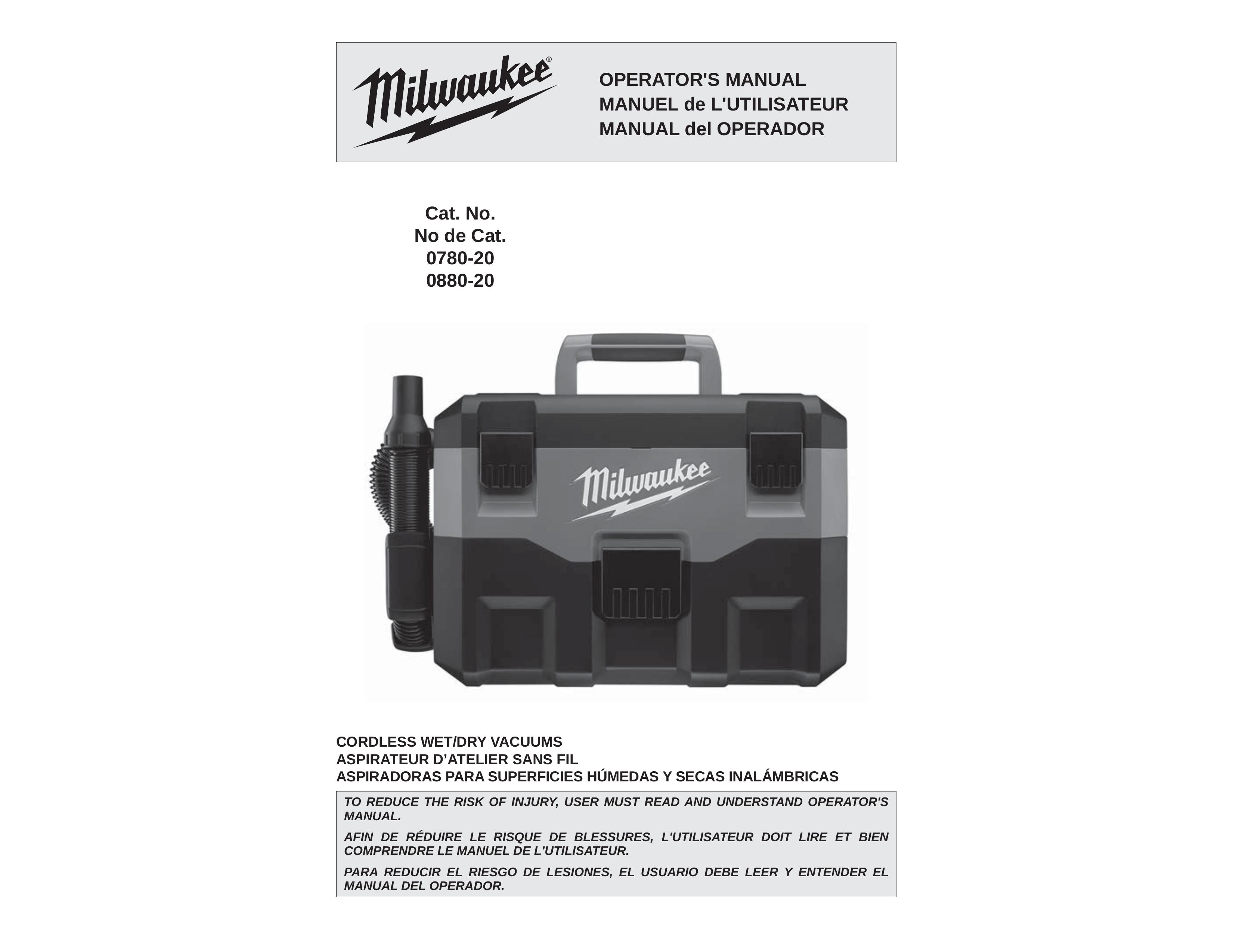 Milwaukee 0780-20 Blower User Manual