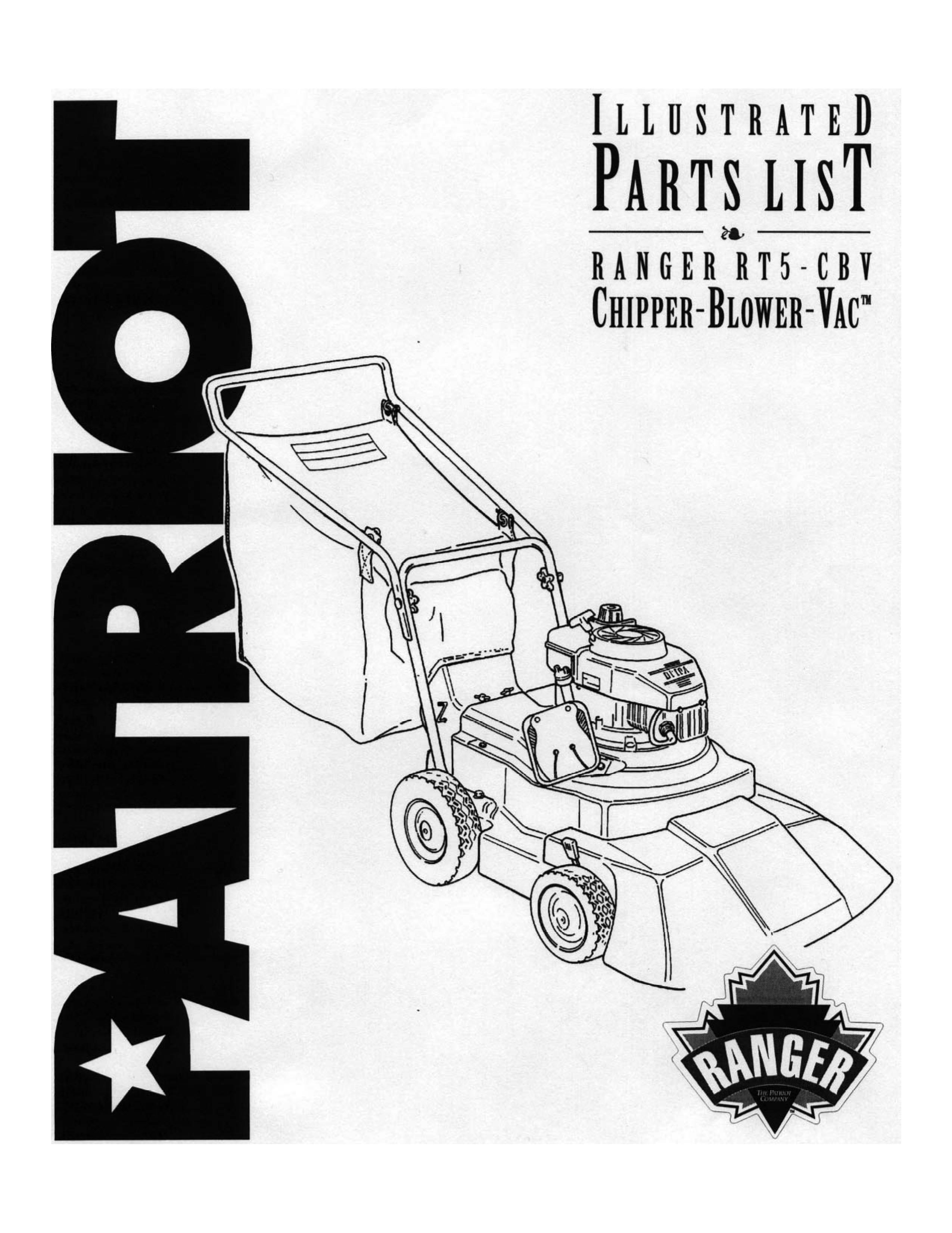 Patriot Products RT5-CBV Blower User Manual