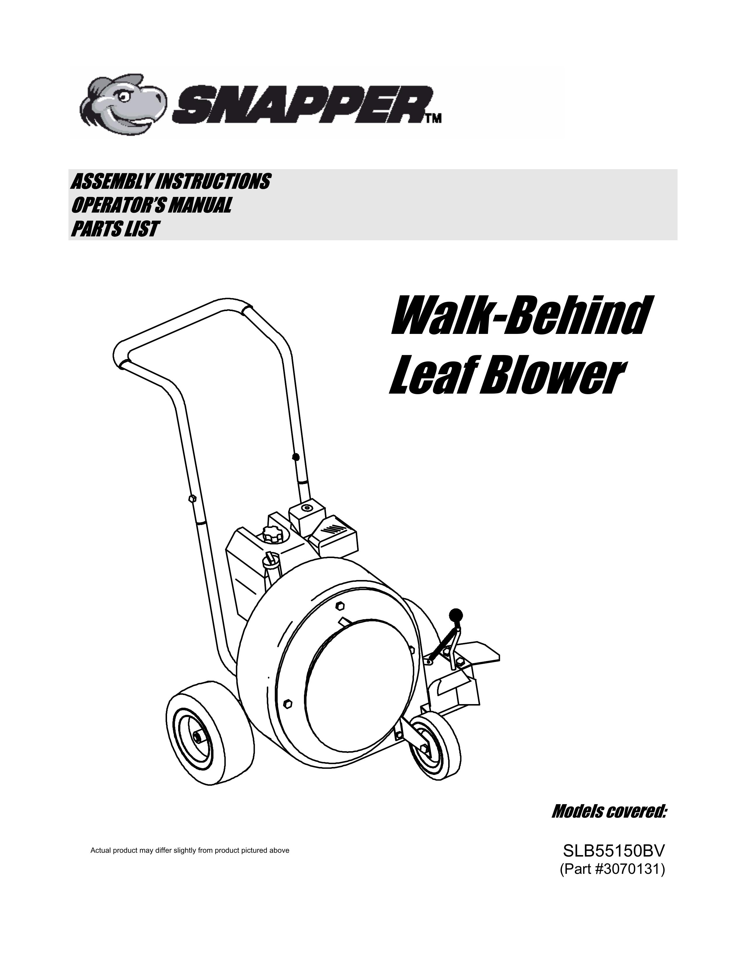 Snapper SLB55150BV Blower User Manual