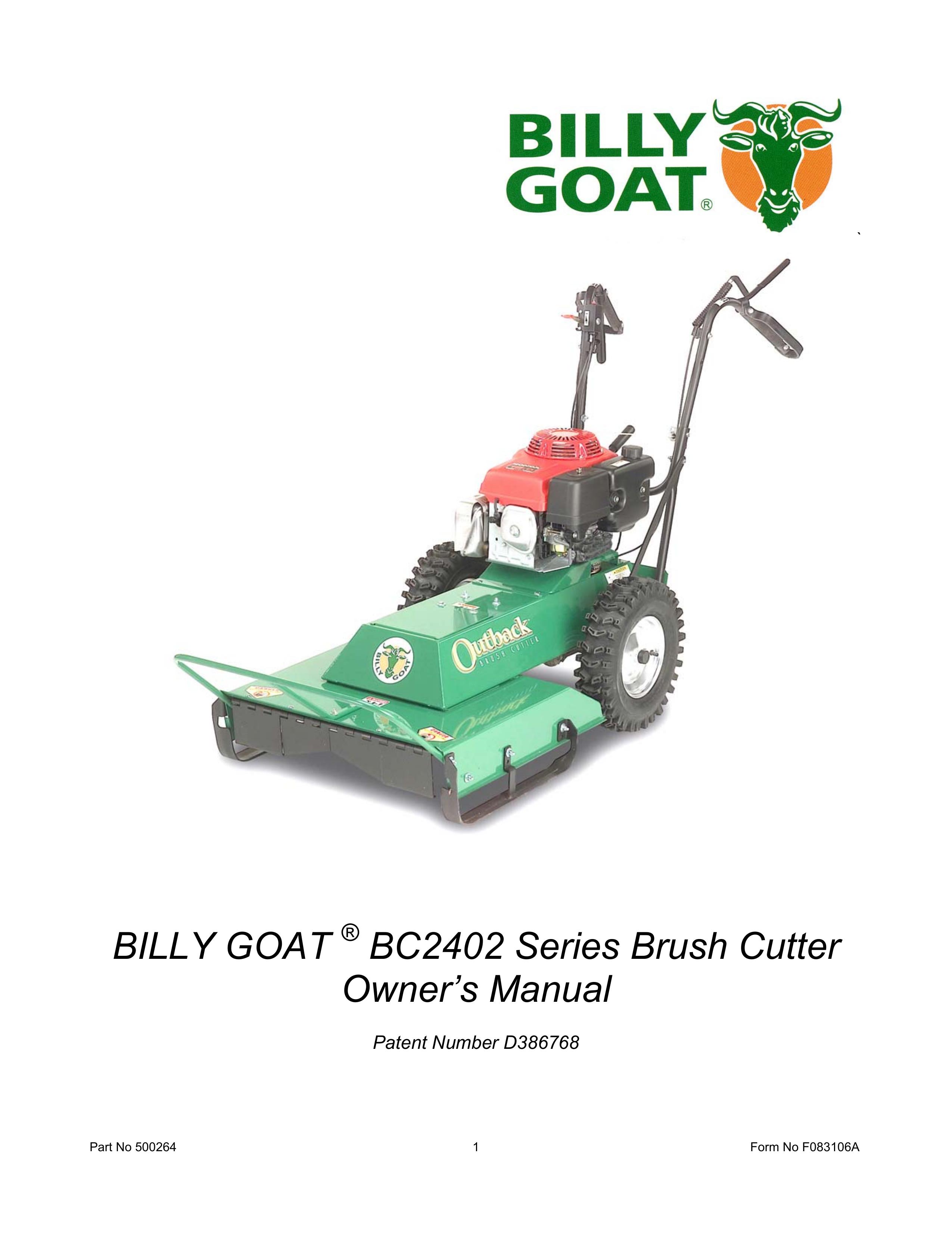 Billy Goat BC2402 Brush Cutter User Manual