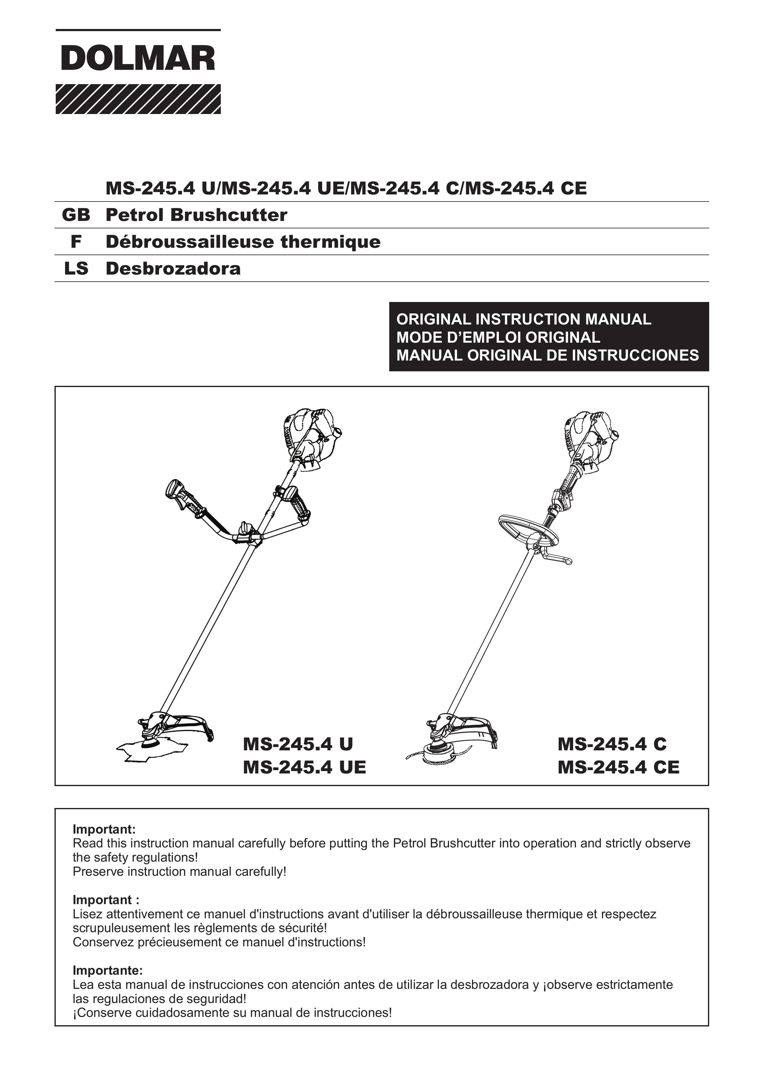 Dolmar MS-245.4 CE Brush Cutter User Manual