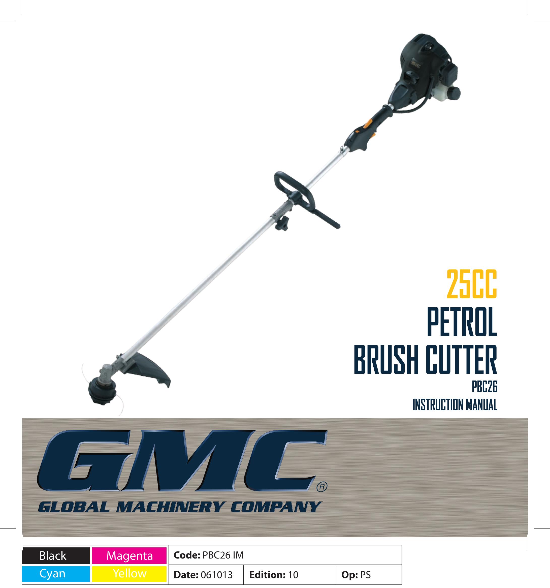 Global Machinery Company 25CC Brush Cutter User Manual