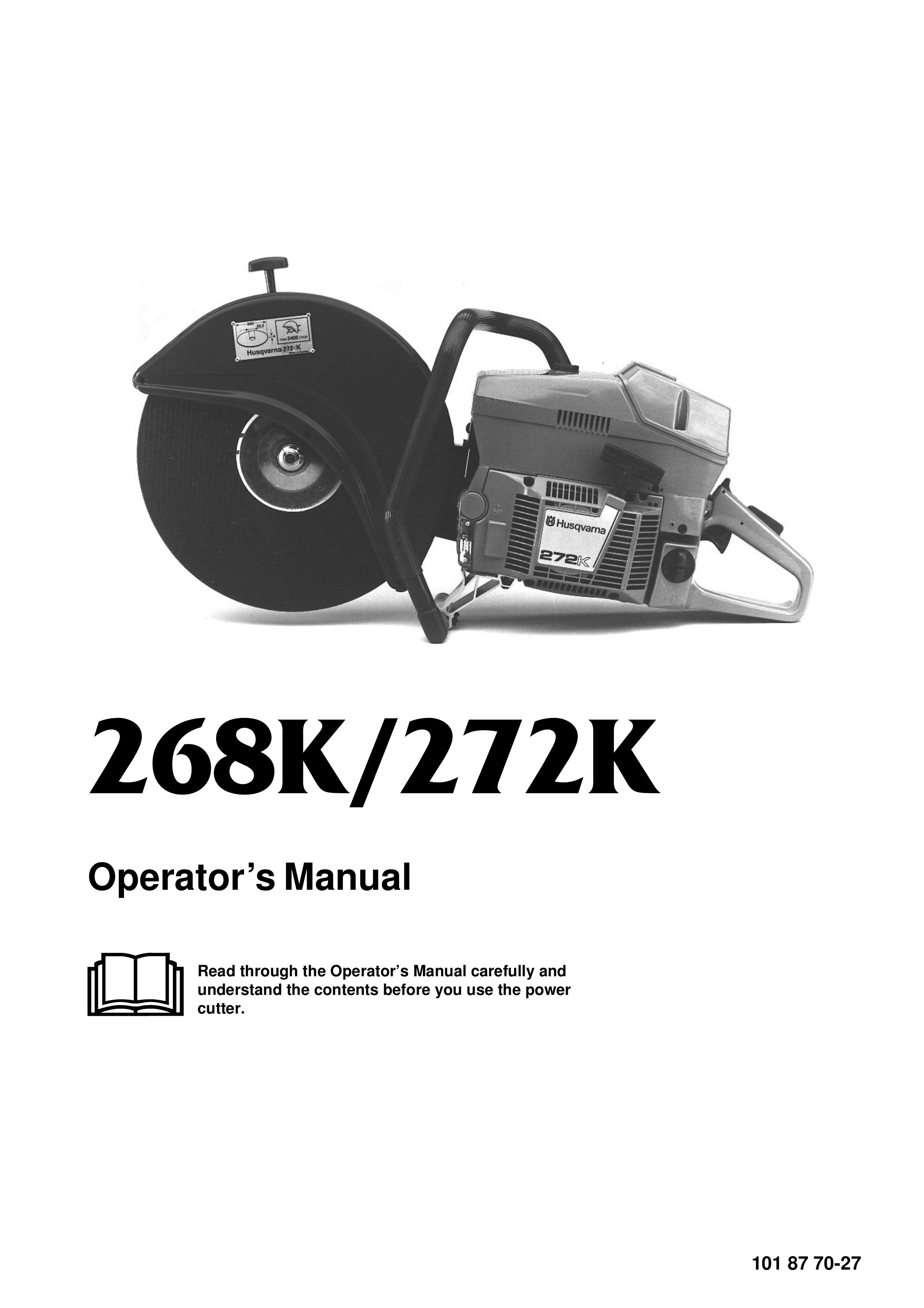 Husqvarna 268K, 272K Brush Cutter User Manual