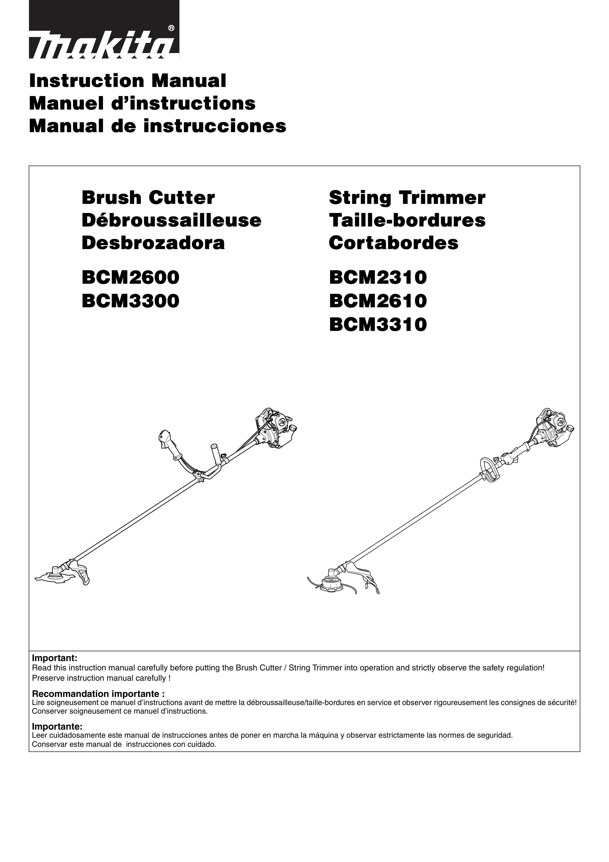 Makita BCM2310 Brush Cutter User Manual