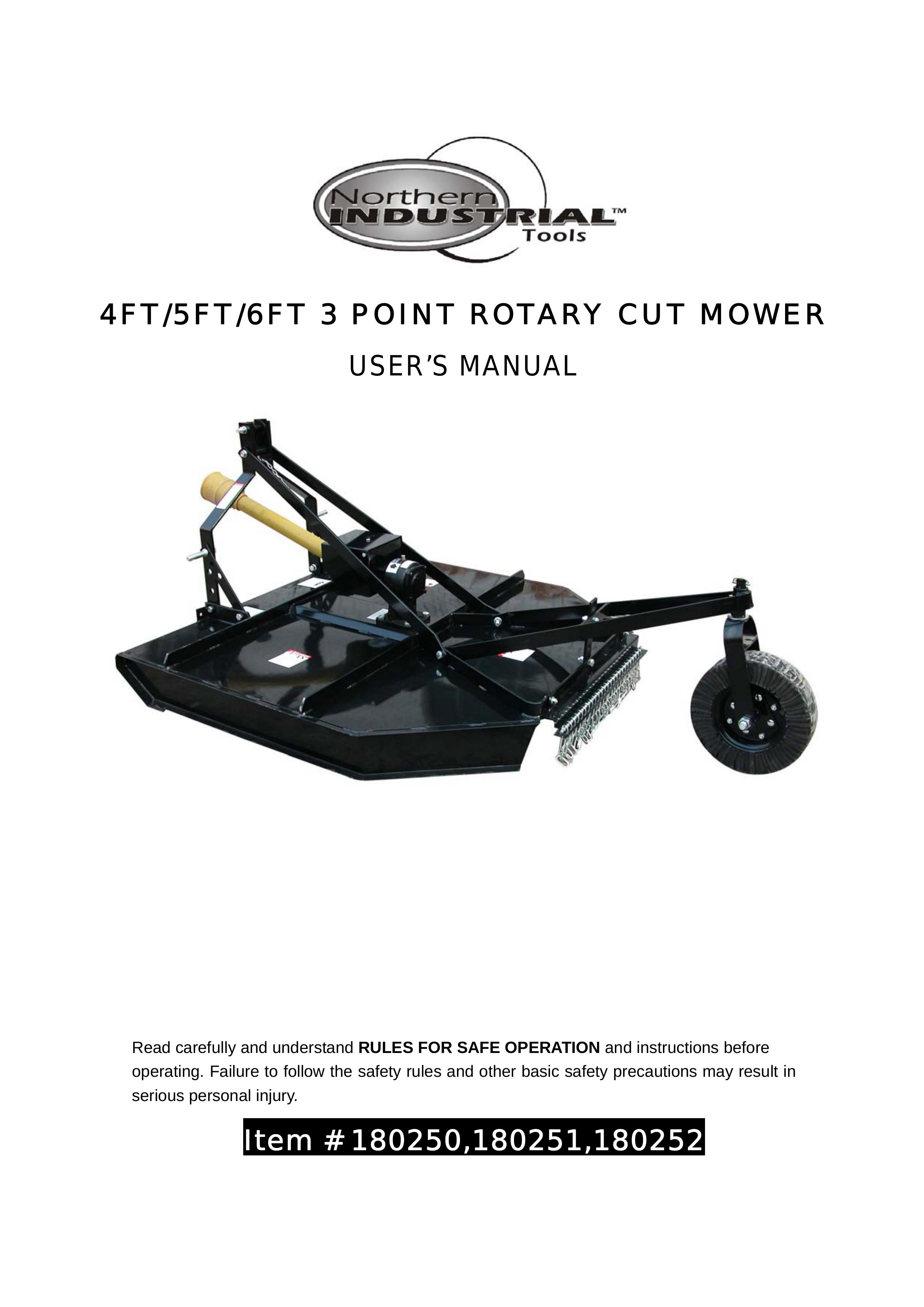 Northern Industrial Tools 180250 Brush Cutter User Manual