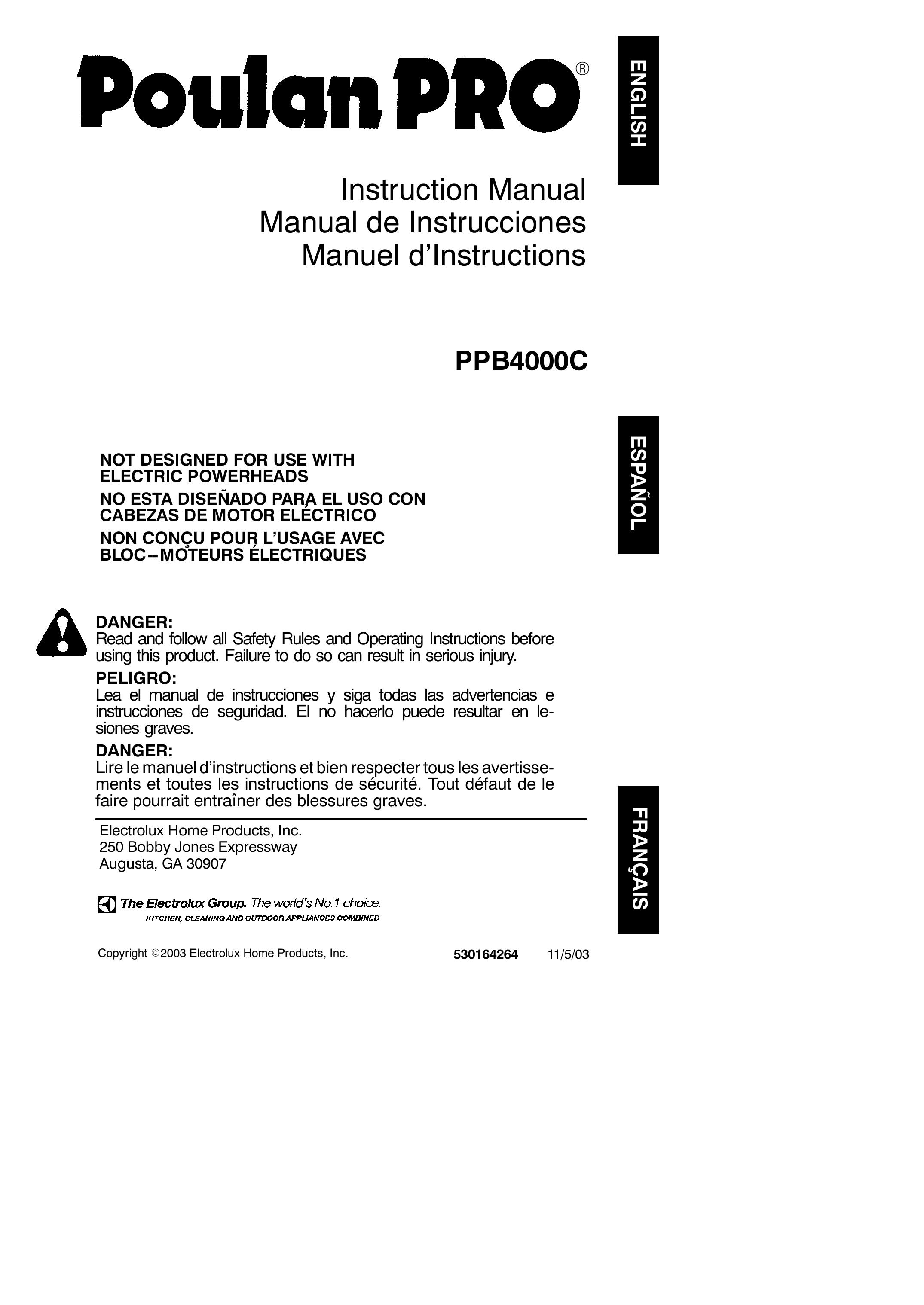 Poulan PPB4000C Brush Cutter User Manual