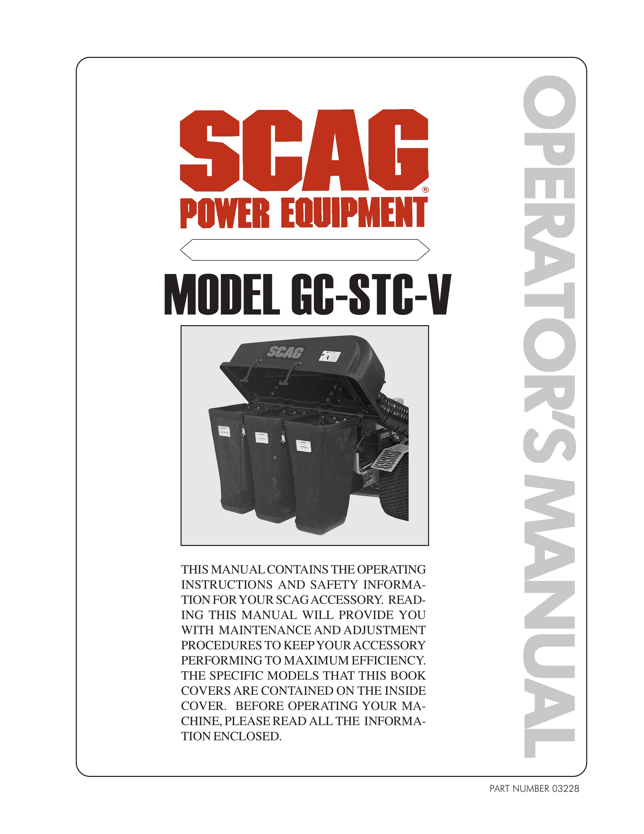 Scag Power Equipment GC-STC-V Brush Cutter User Manual