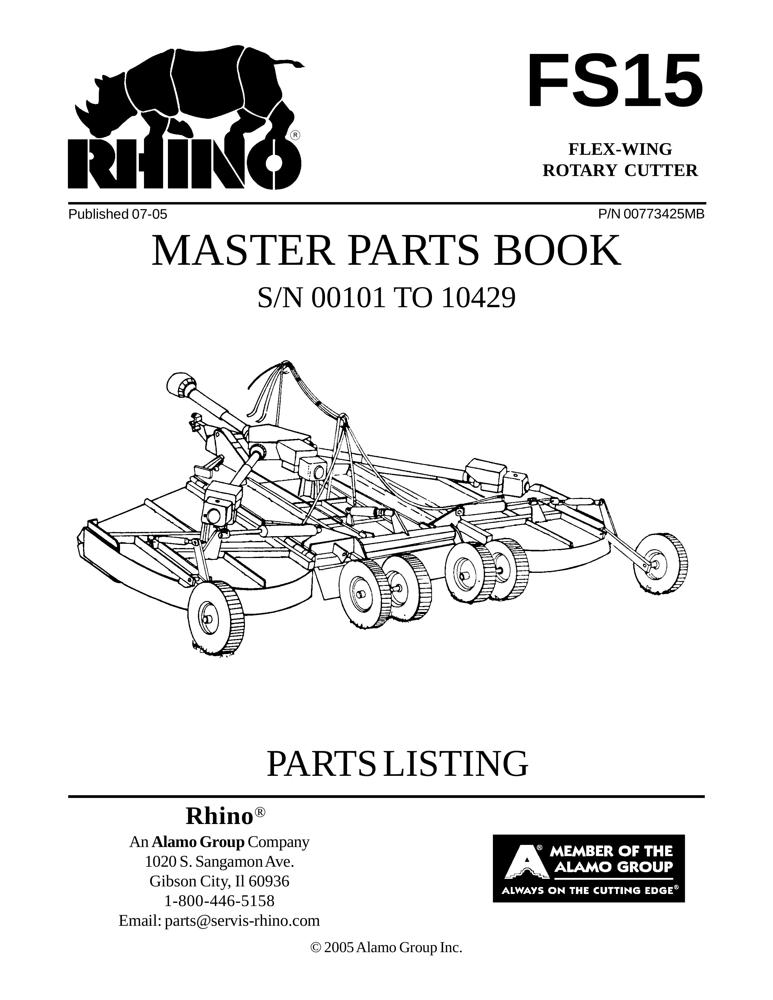 Servis-Rhino FS15 Brush Cutter User Manual