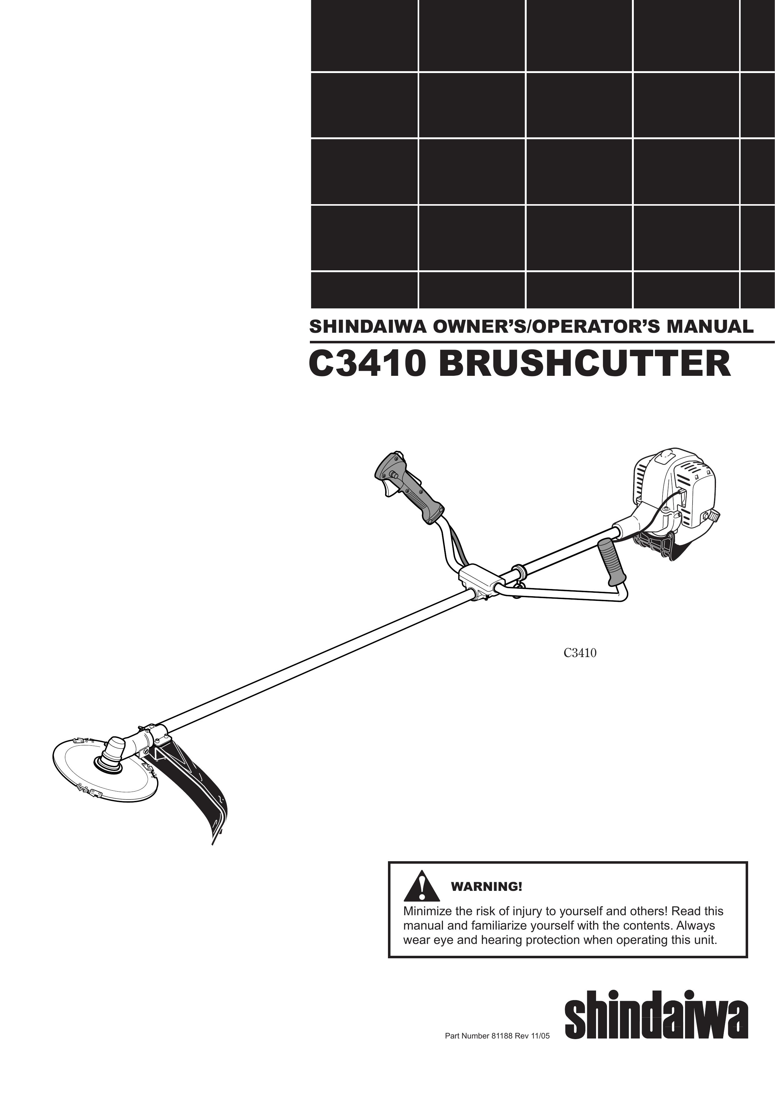 Shindaiwa 81188 Brush Cutter User Manual