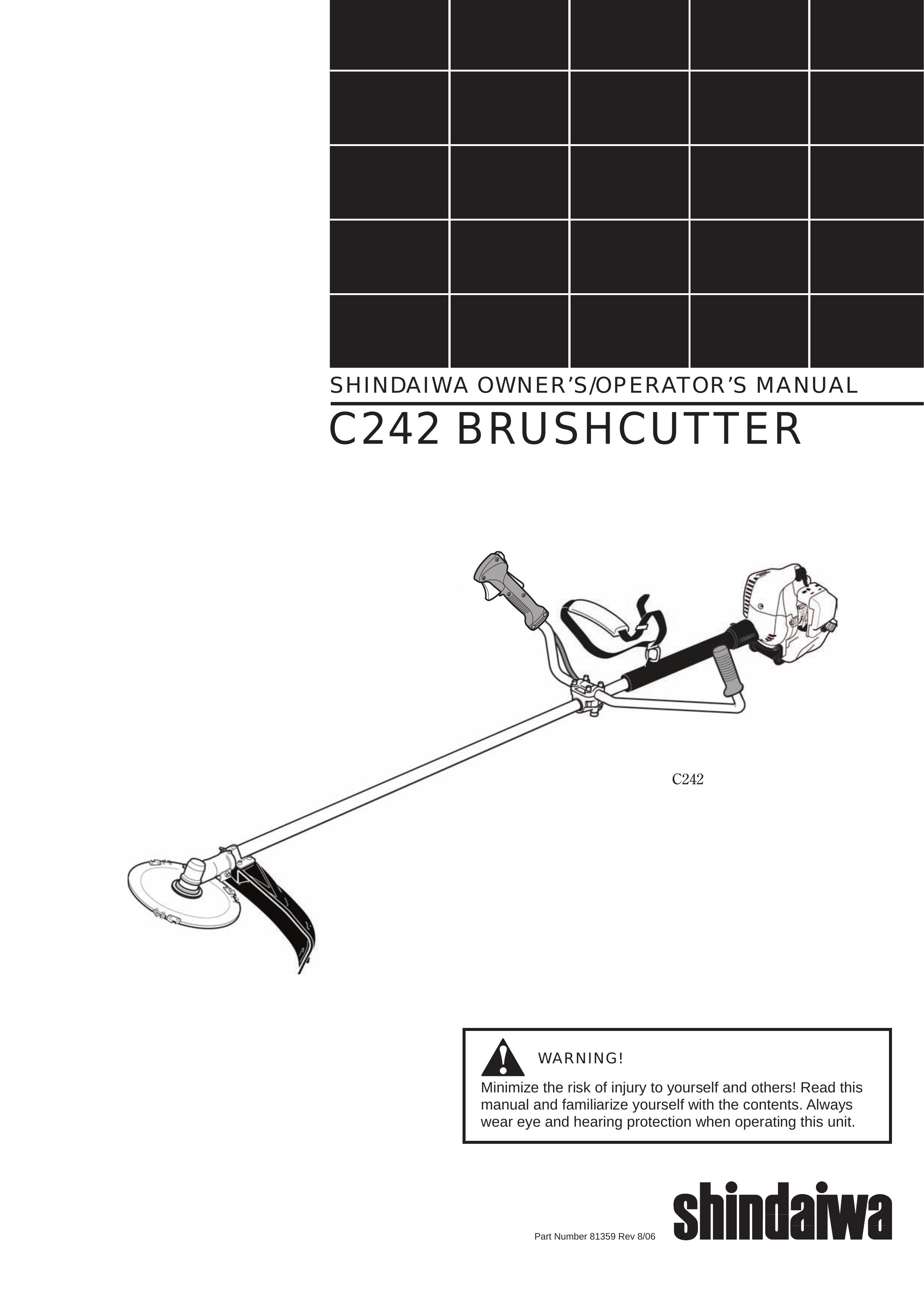 Shindaiwa 81359 Brush Cutter User Manual