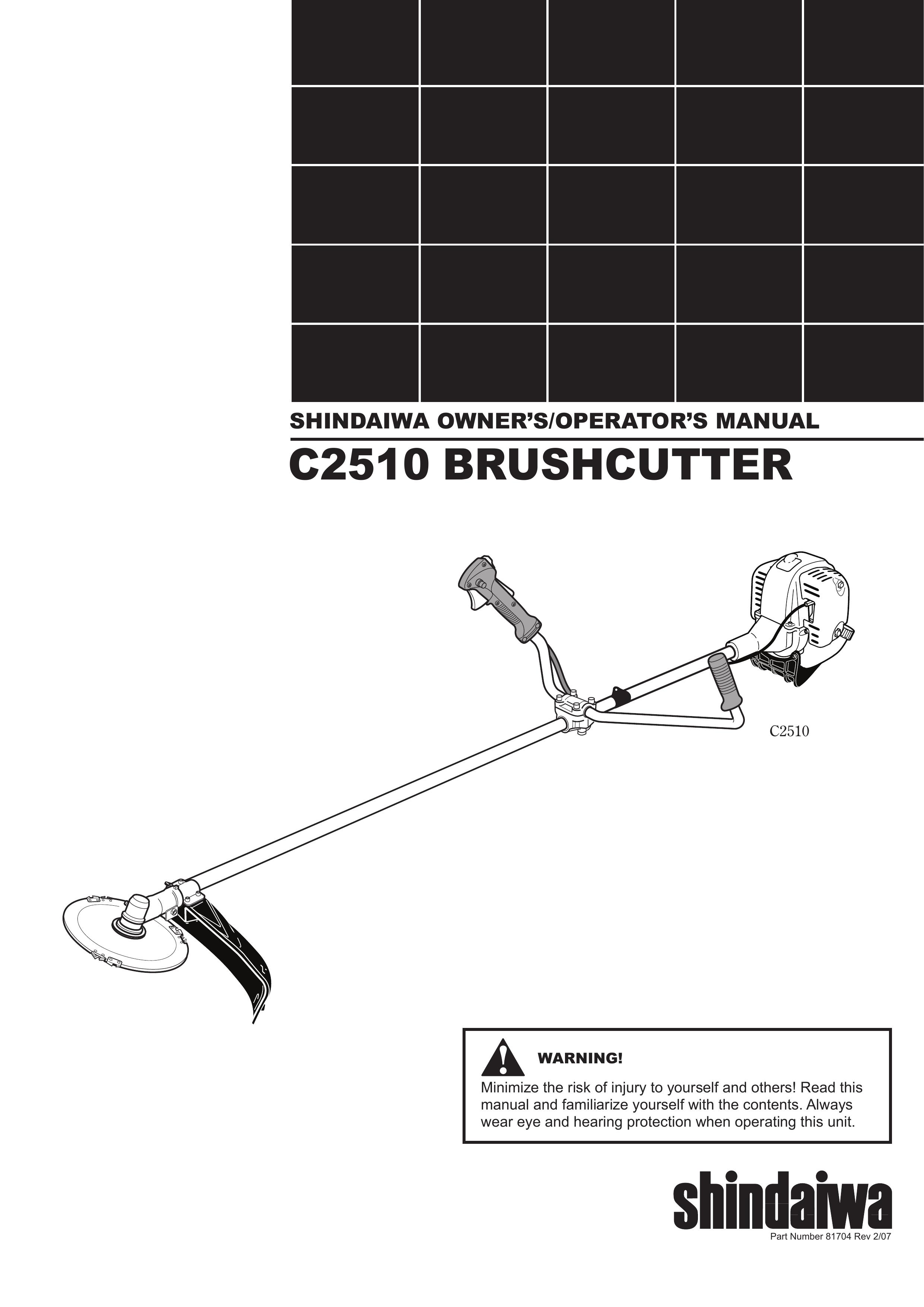 Shindaiwa 81704 Brush Cutter User Manual