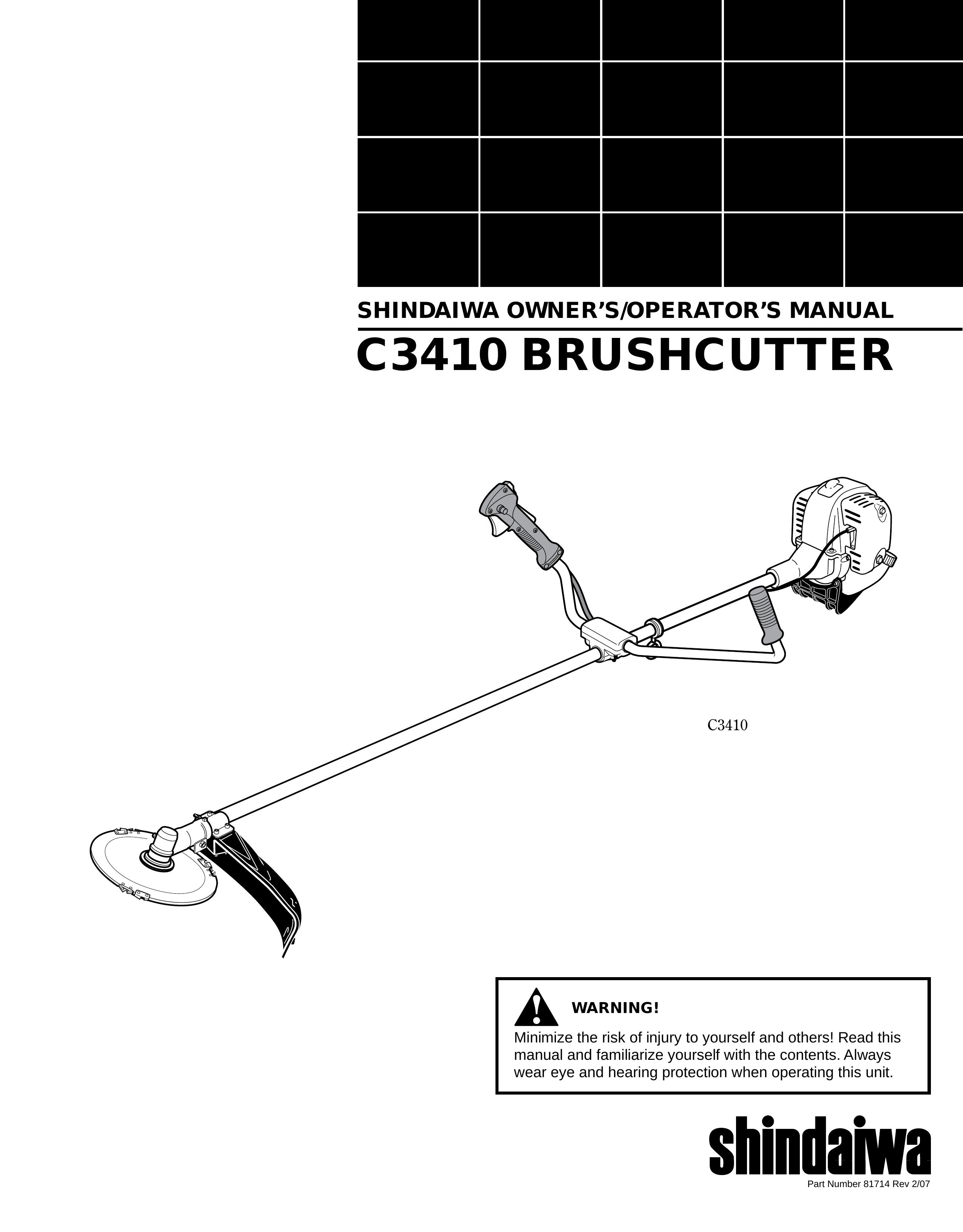 Shindaiwa 81714 Brush Cutter User Manual